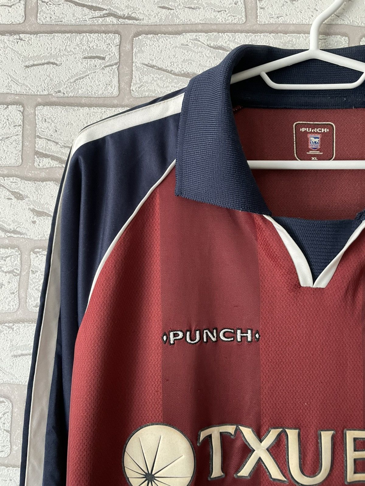 Vintage Ipswich Town 2002 2003 2004 Shirt Jersey Long Sleeve Punch Size US XL / EU 56 / 4 - 4 Thumbnail