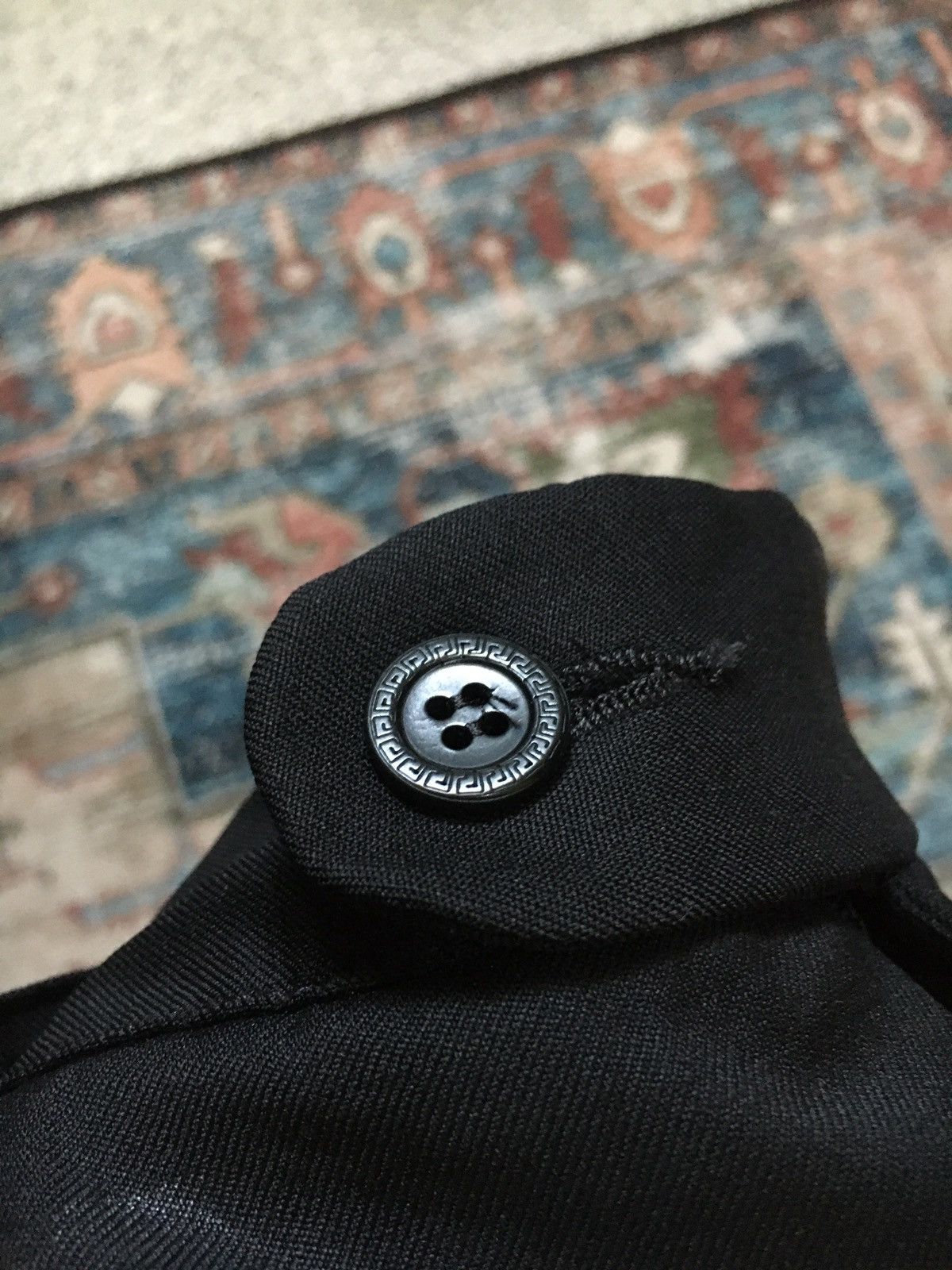 Versace Versace Classic Black Trouser Size US 29 - 2 Thumbnail