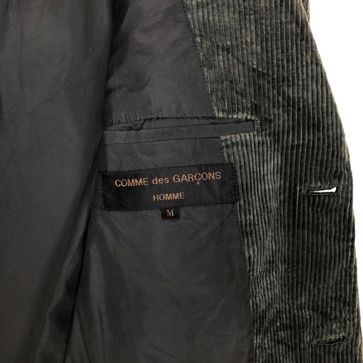 Comme des Garcons Vintage Comme Des Garcons Homme 1999 A/W Corduroy Blazer Size US M / EU 48-50 / 2 - 11 Thumbnail