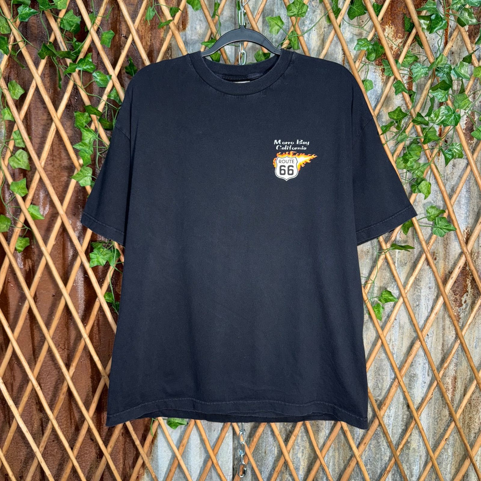 AAA Vintage Y2K Morro Bay California moon Route 66 car t-shirt Size US XL / EU 56 / 4 - 2 Thumbnail