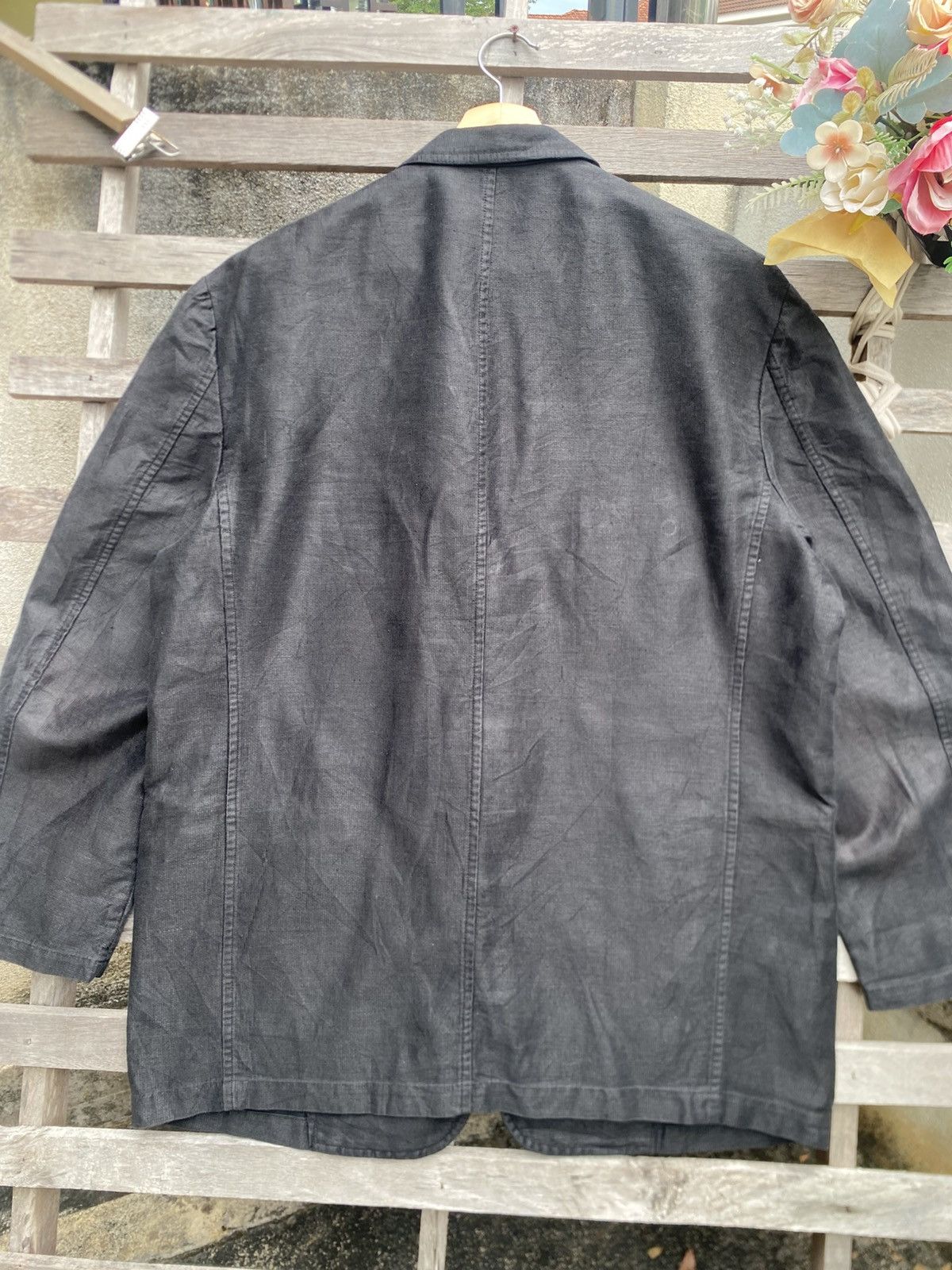 Comme des Garcons Vintage 1995 Comme des Garçons Waxed Boxy Jacket Size 50L - 7 Thumbnail