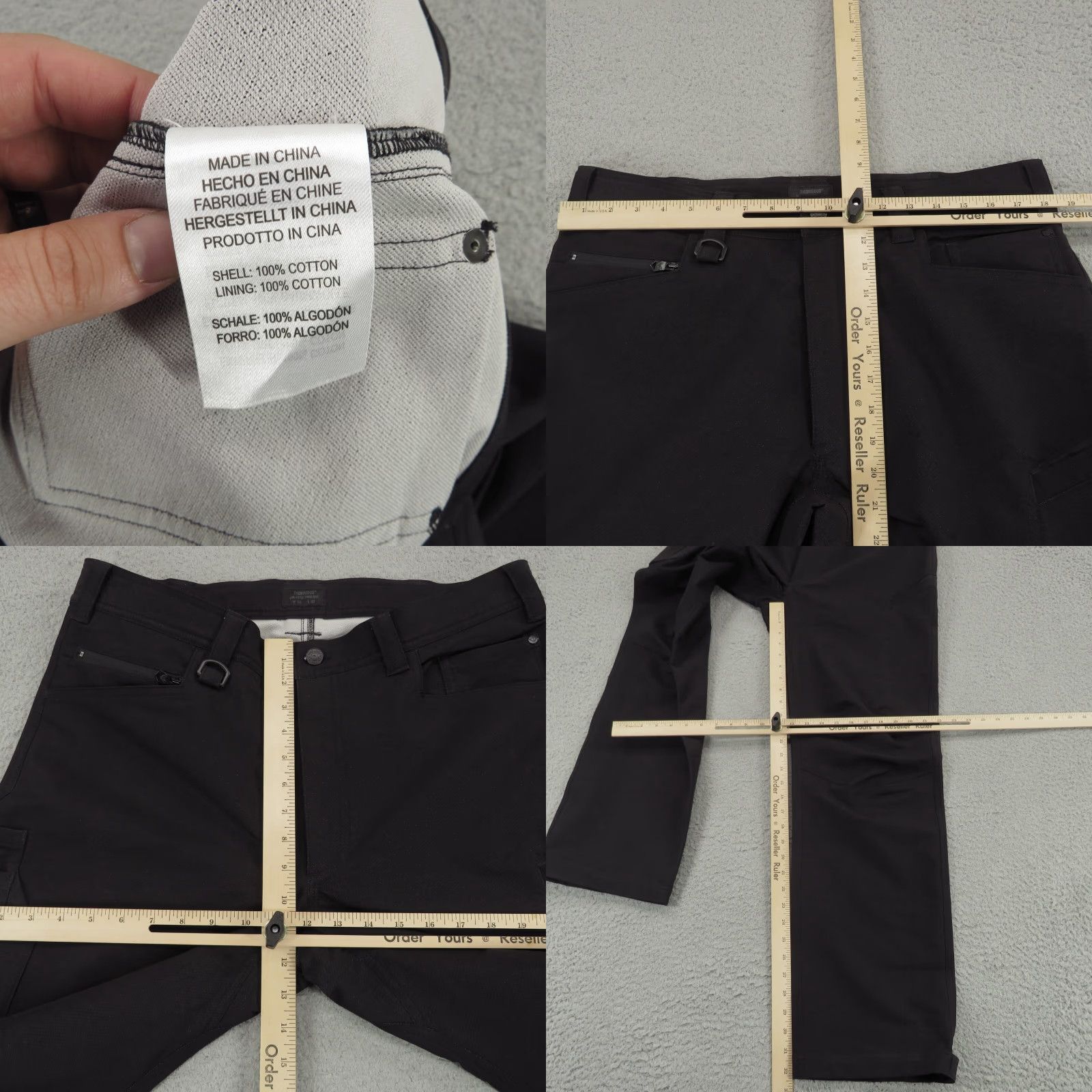 Thorogood Thorogood Pants Men 36x32 Workwear Carpenter Pkt Gussett Articulated Knee 5-Pocket Caro Size US 36 / EU 52 - 9 Thumbnail