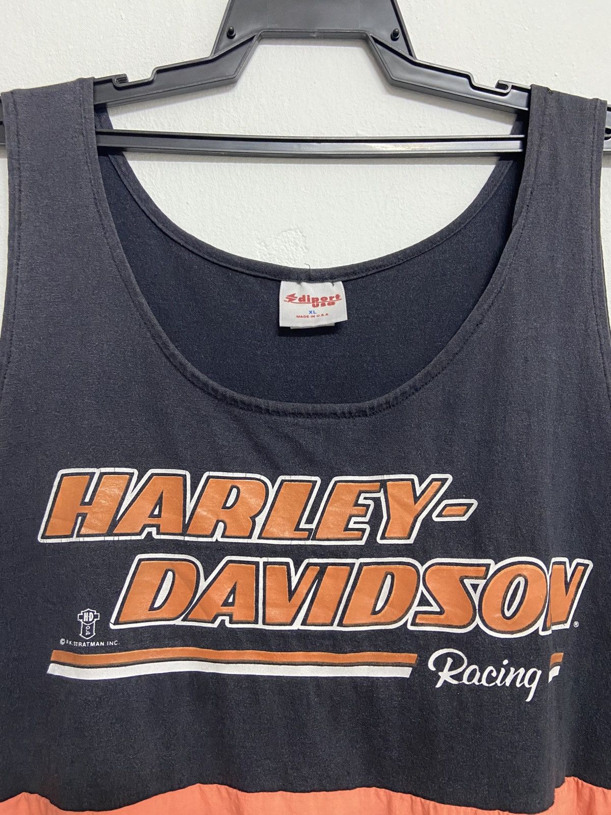 Harley Davidson Vintage 90s Harley Davidson Racing Tank Top Shirt Size US L / EU 52-54 / 3 - 10 Thumbnail