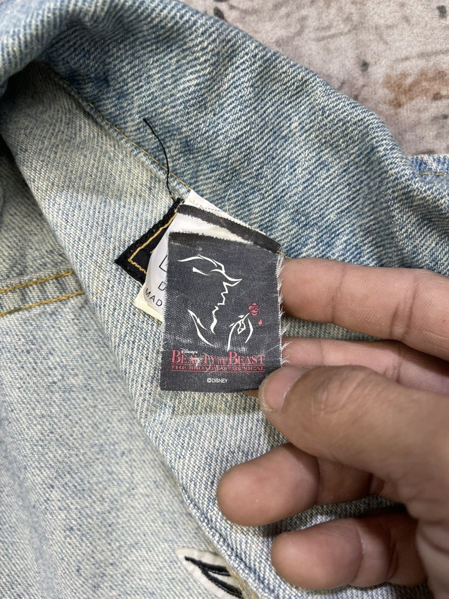 Lee Vtg 90s Lee x Disney Beauty And The Beast Denim Jacket Size US M / EU 48-50 / 2 - 15 Thumbnail