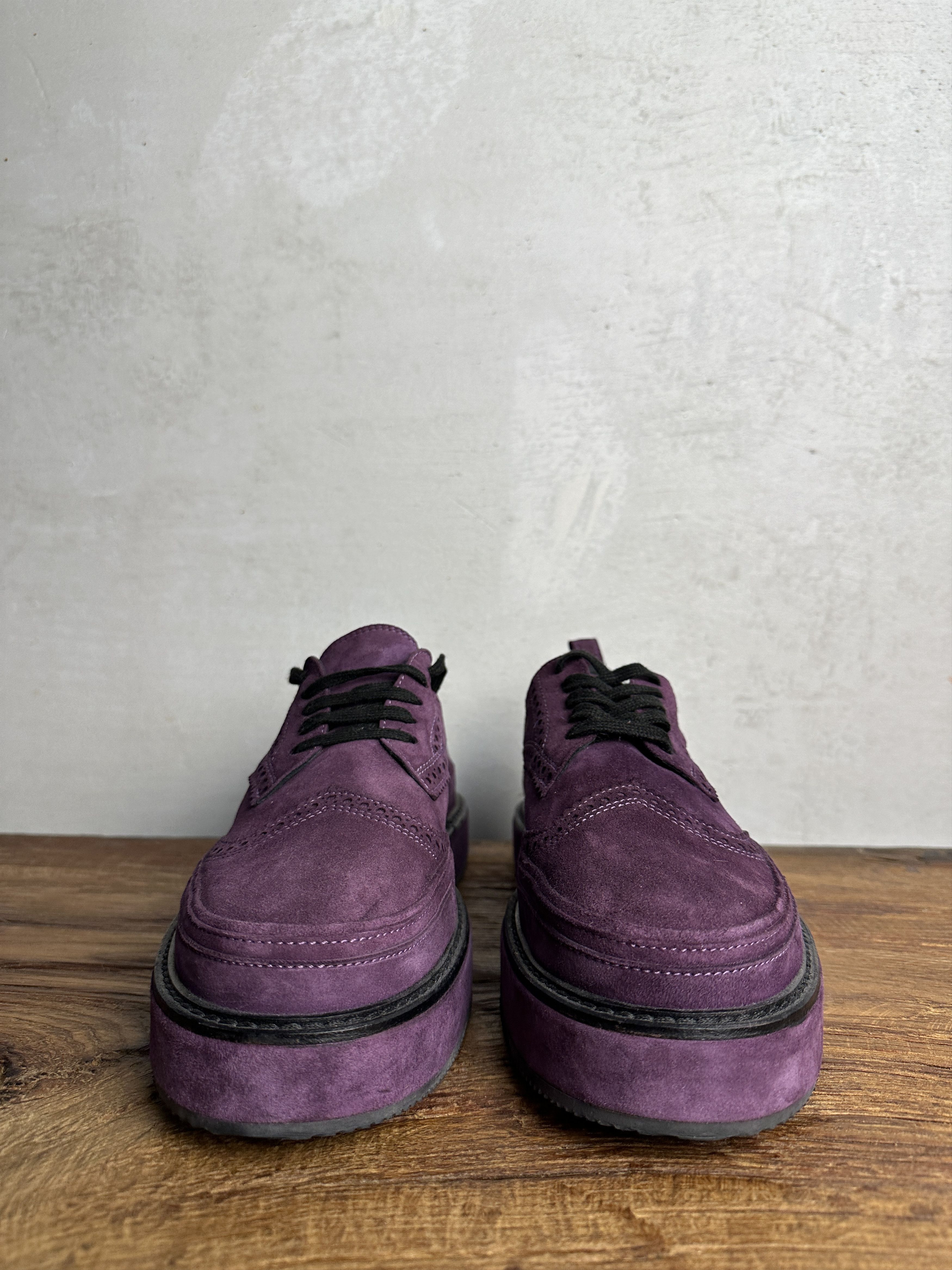 Ann Demeulemeester Ann Demeulemeester Suede Derby Shoes Size US 9 / IT 39 - 5 Thumbnail