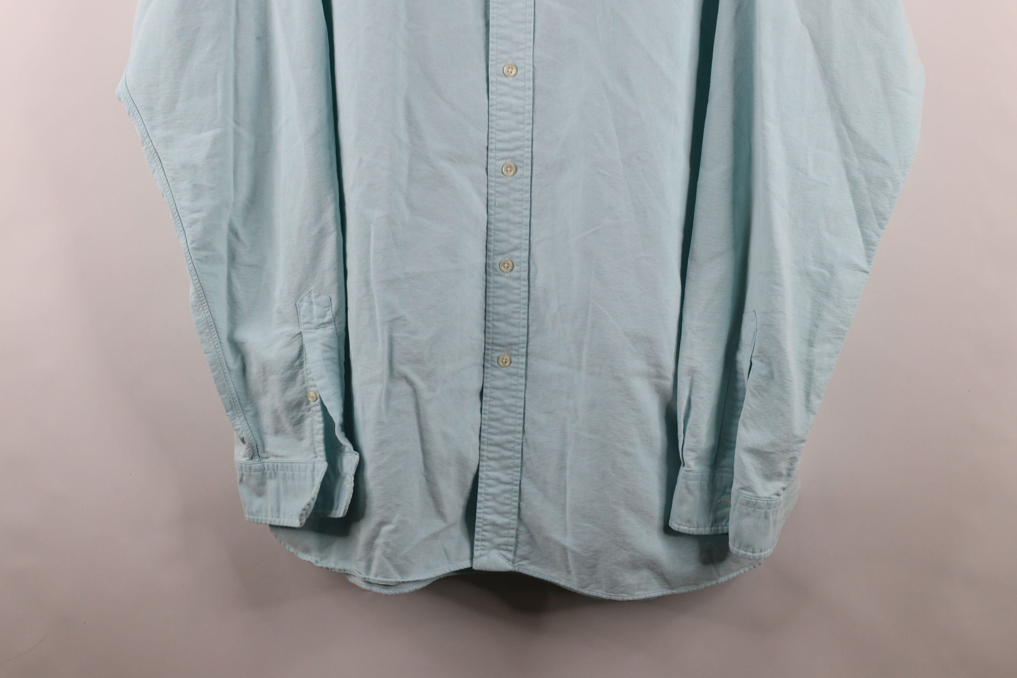 Ralph Lauren × Vintage Vintage 90s Ralph Lauren Oxford Collared Button Down Shirt Size US XXL / EU 58 / 5 - 3 Thumbnail
