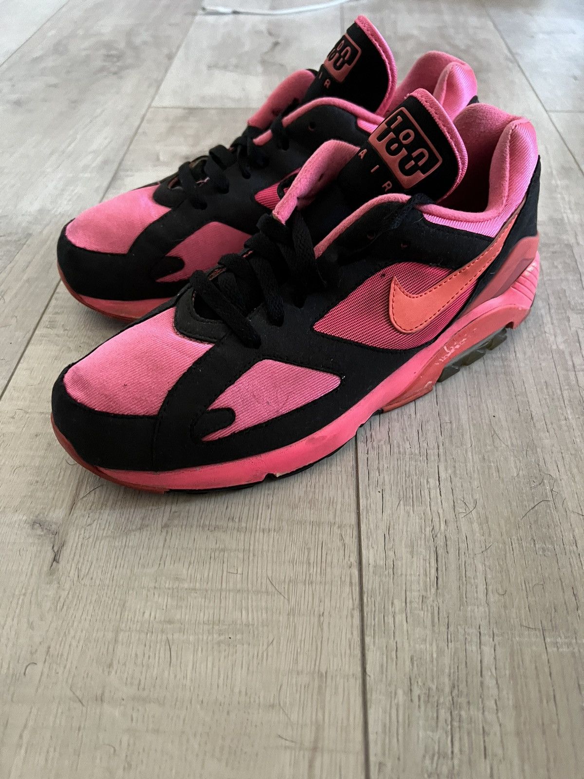 image of Comme Des Garcons x Nike Cdg Air Max 180 Laser Pink Shoes, Men's (Size 9)