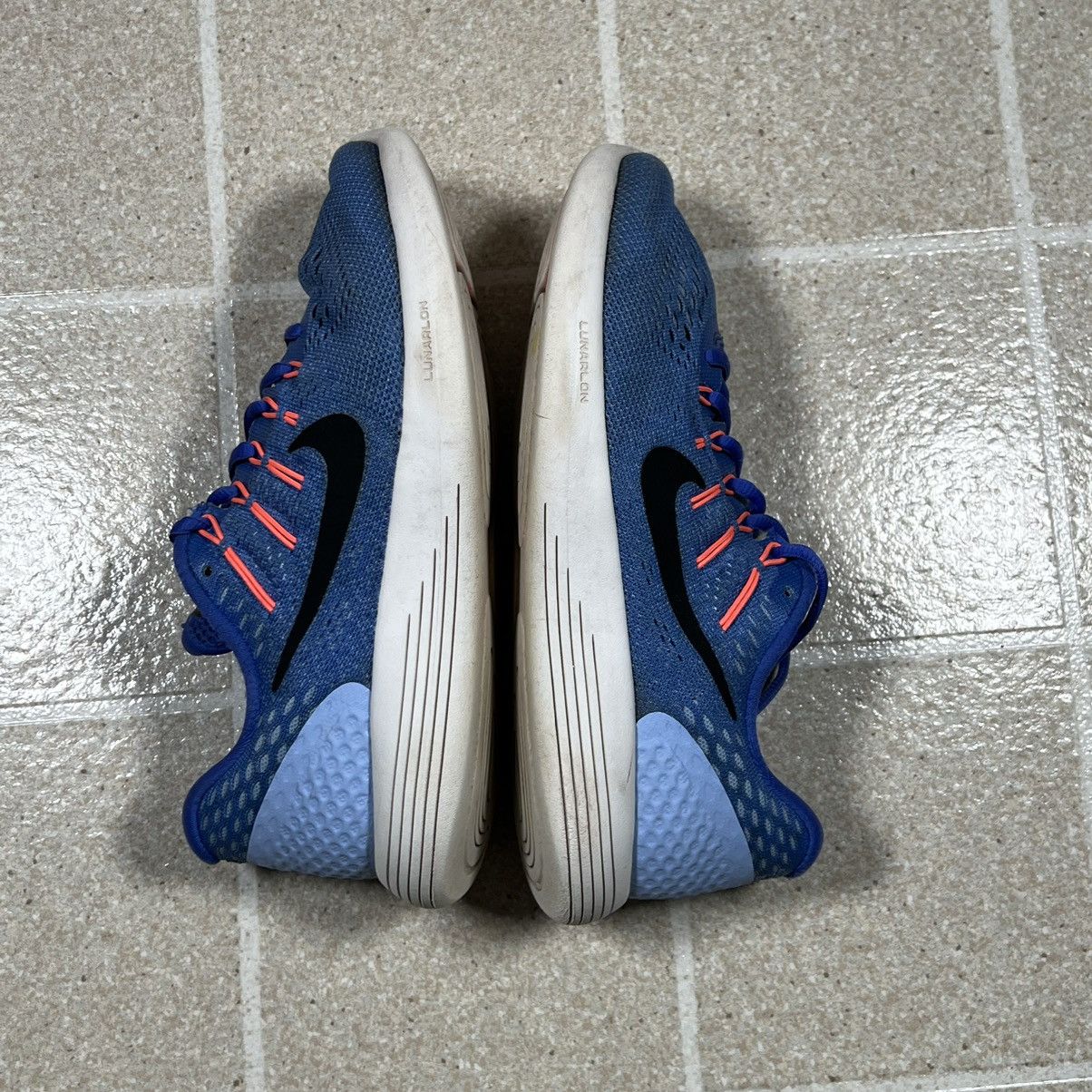 Nike Nike Womens Lunarglide 8 Blue Running Shoes Sneakers Size US 6 / EU 39 - 6 Thumbnail