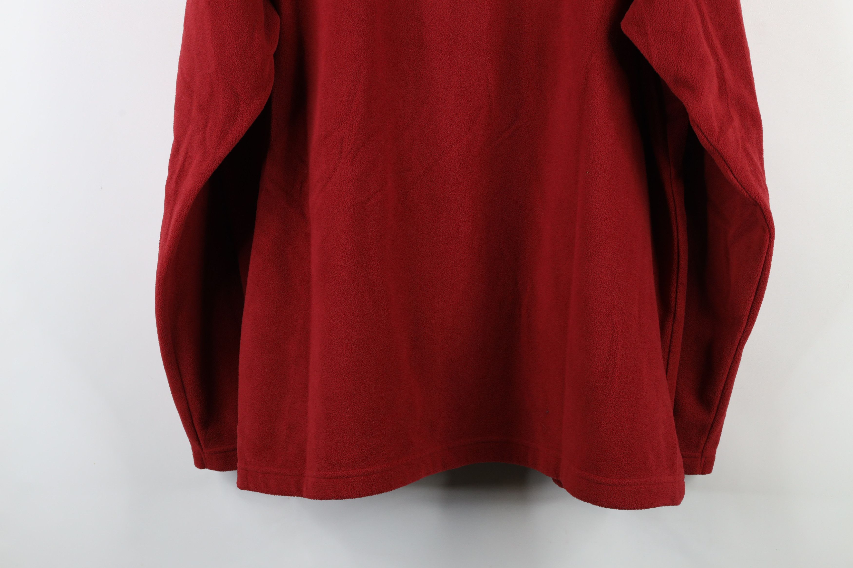 Columbia Vintage Columbia Out Mock Neck Fleece Sweater Red Polyester Size US XL / EU 56 / 4 - 9 Thumbnail