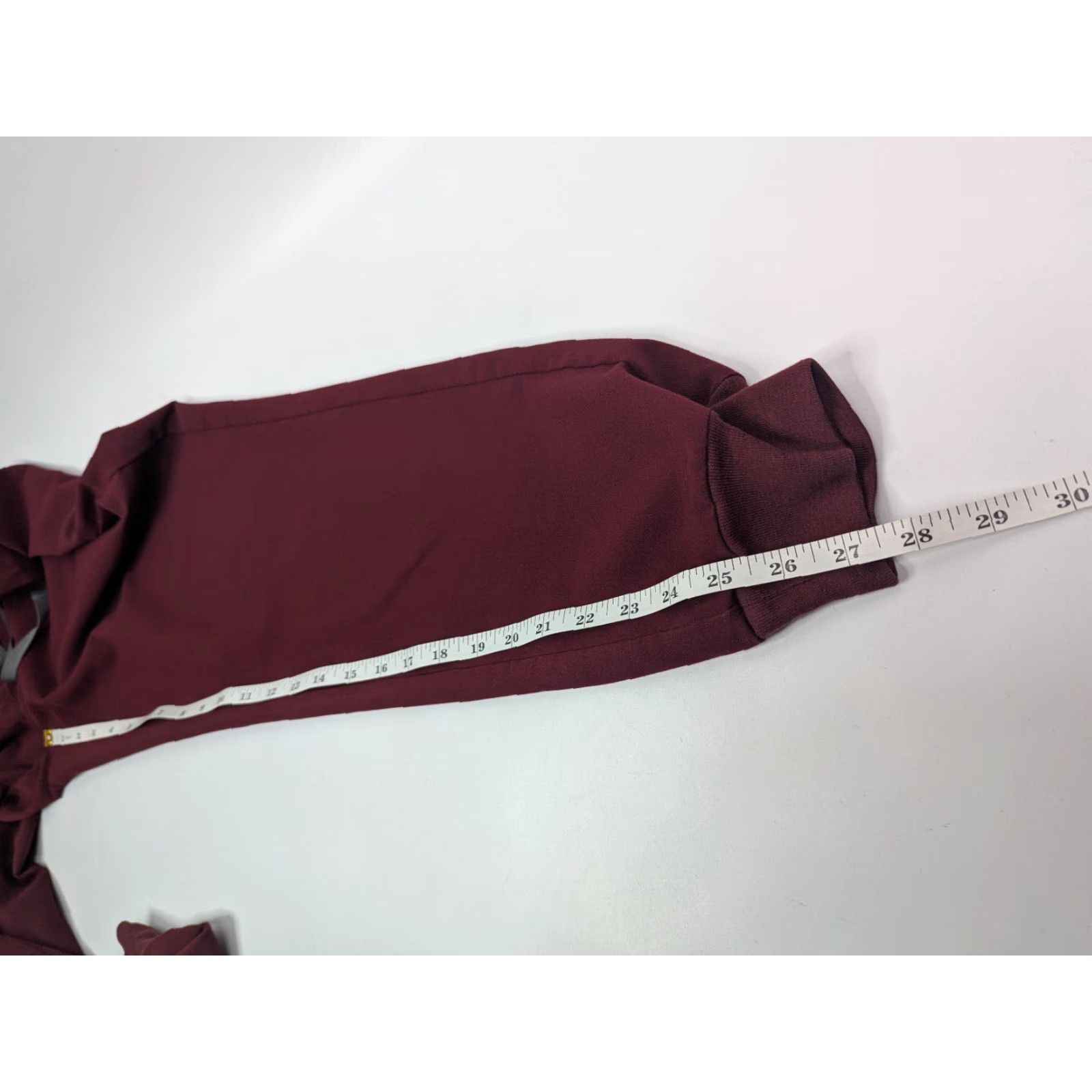 Vintage FIGS Zamora Jogger Scrub Pants Medium Burgundy Drawstring Stretch Nursing Womens Size US 31 - 4 Thumbnail