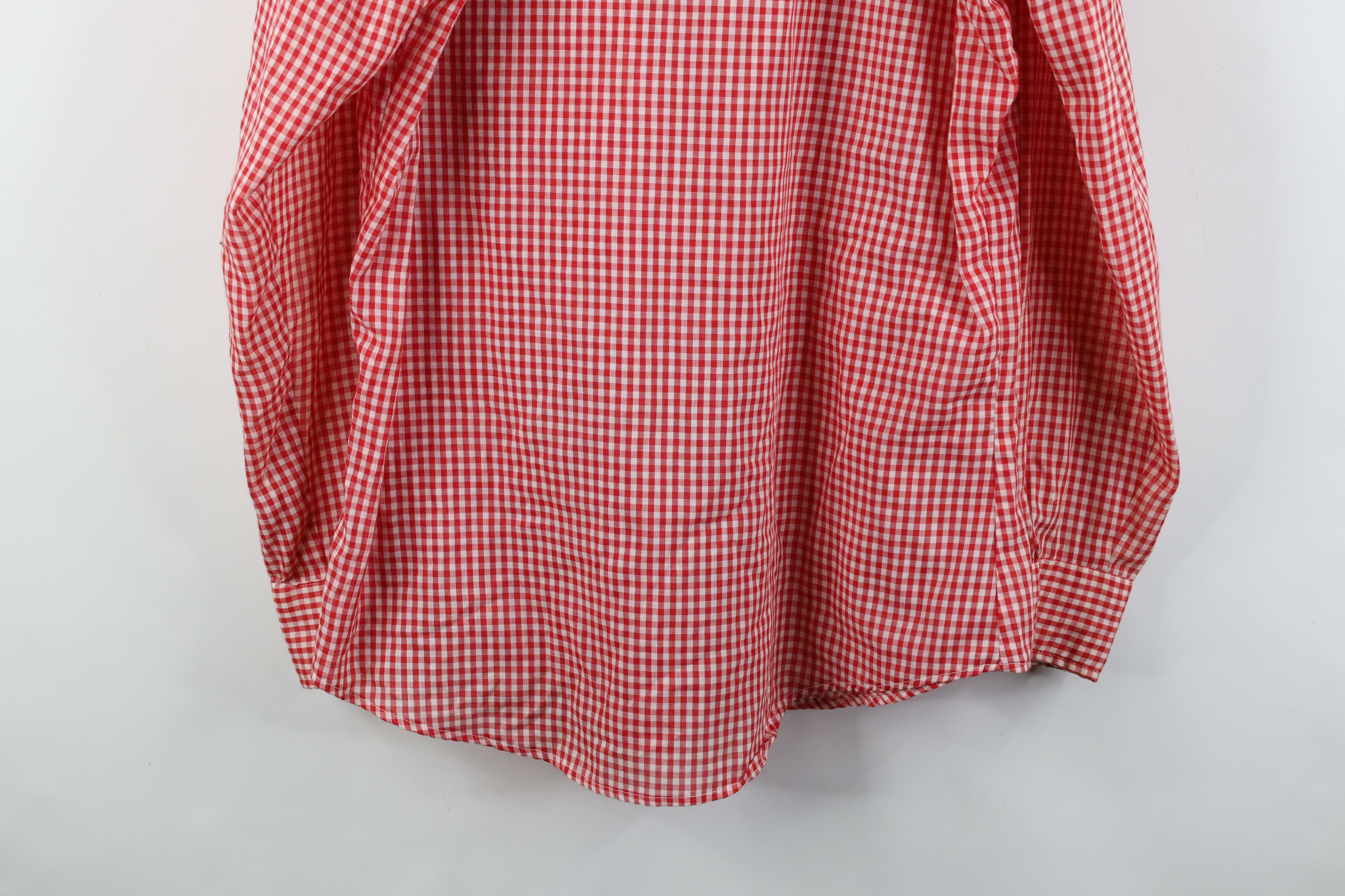 Vintage Vintage 70s Rockabilly Snap Button Shirt Gingham Plaid USA Size US L / EU 52-54 / 3 - 14 Thumbnail