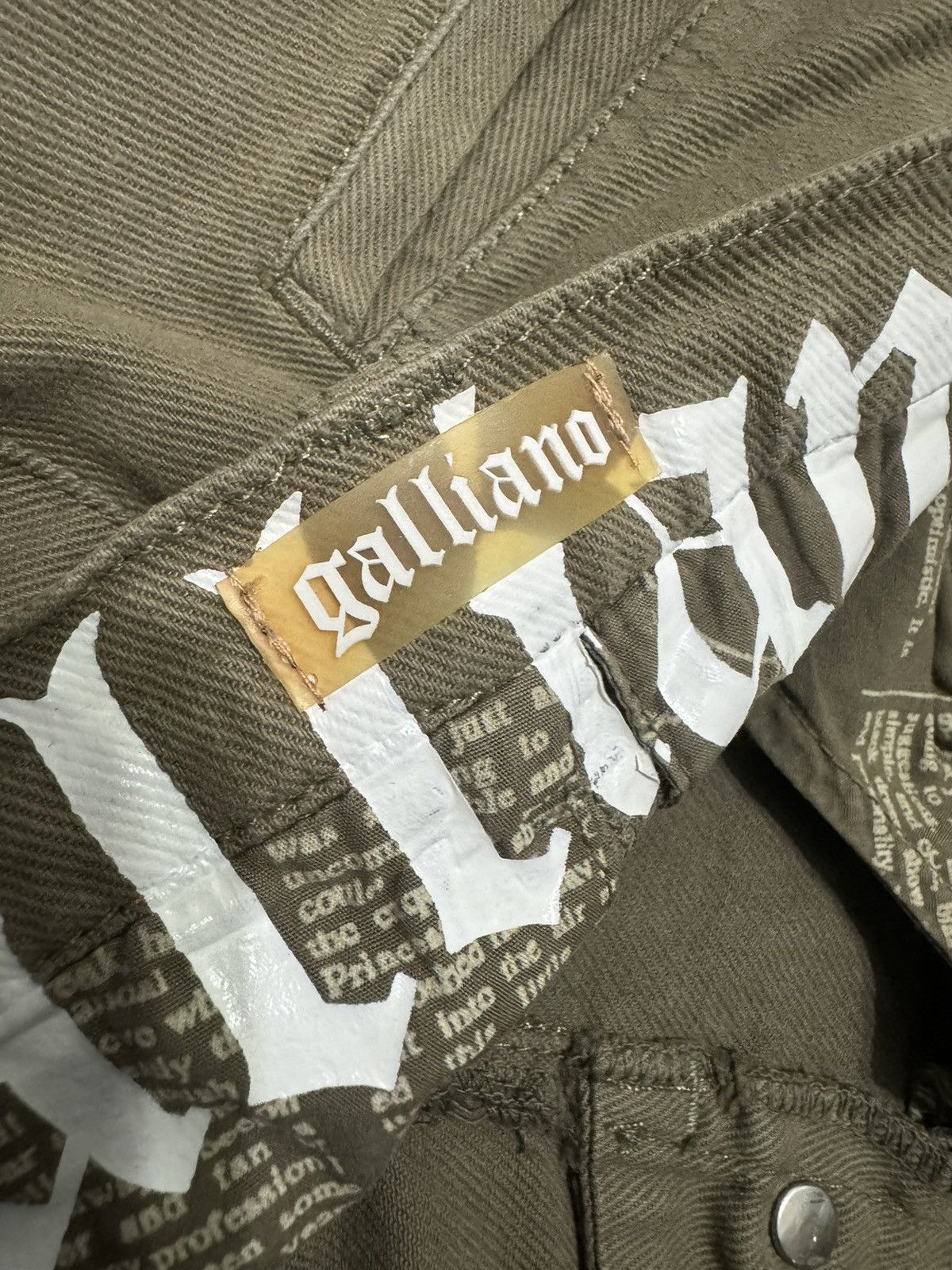 John Galliano Galliano Pants Size 28" / US 6 / IT 42 - 3 Thumbnail