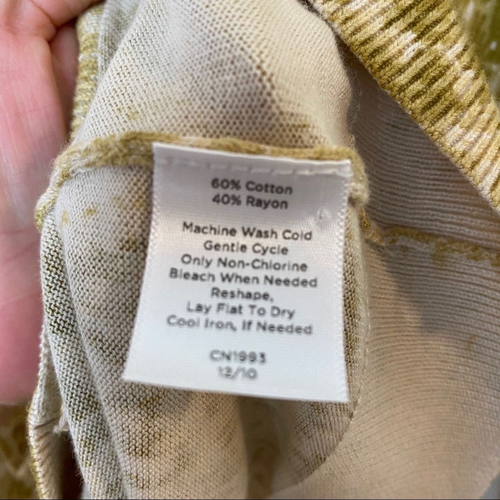 Talbots Talbots Mustard Animal Print Cardi Womens Size Medium Petite Size M / US 6-8 / IT 42-44 - 6 Thumbnail