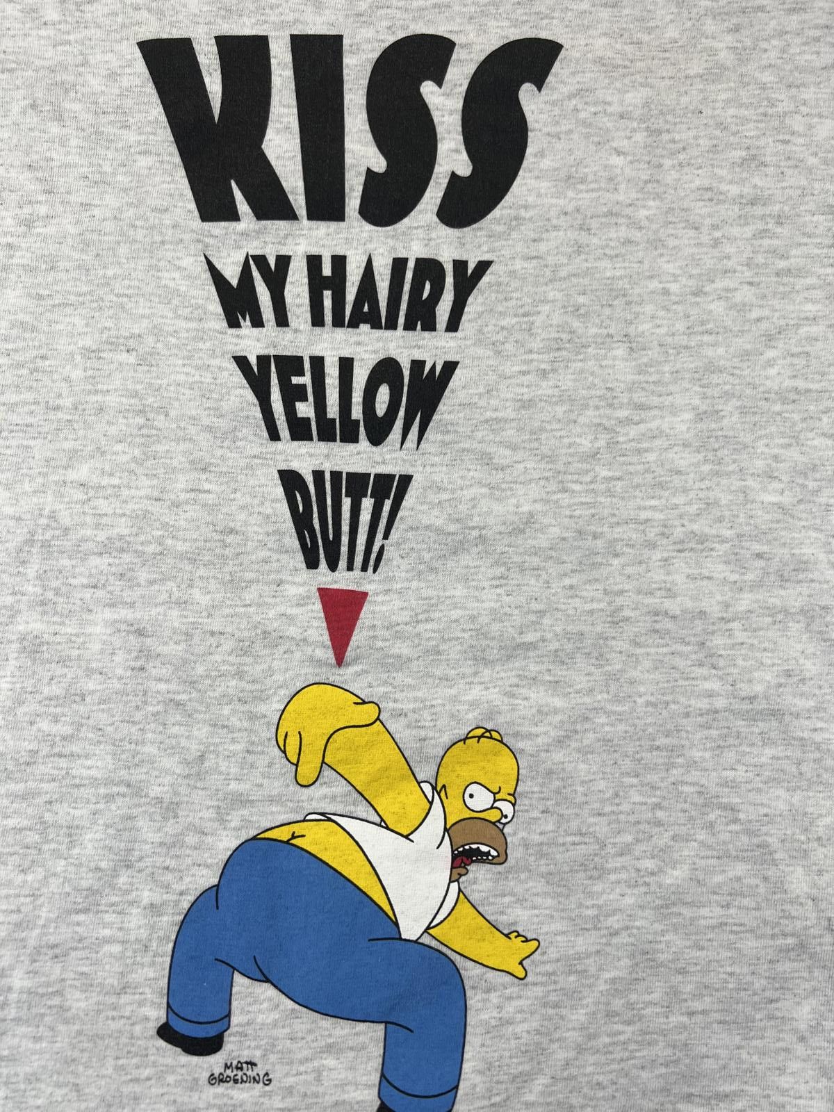 The Simpsons The Simpsons Graphic T-Shirt - Kiss My Hairy Yellow Butt! Size US L / EU 52-54 / 3 - 2 Thumbnail