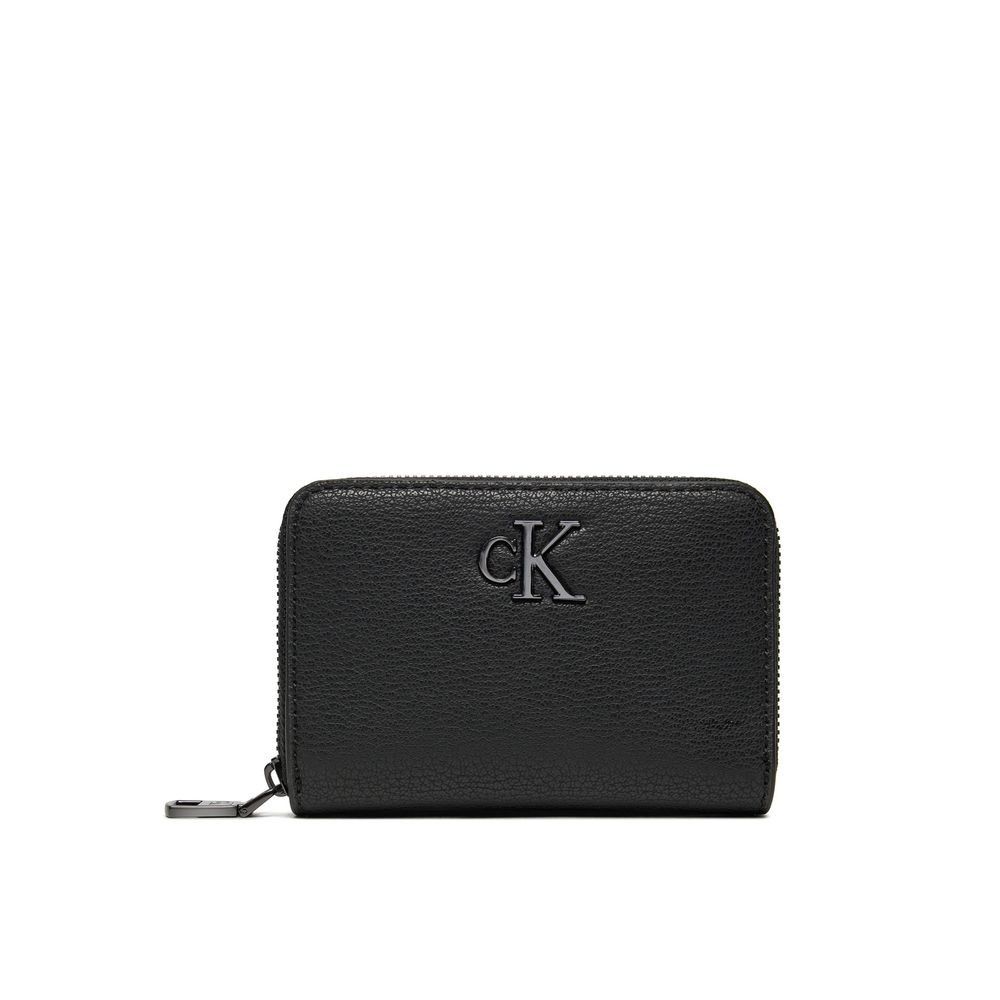 Calvin Klein Black Recycled Polyester Women's Wallet Size ONE SIZE - 1 Thumbnail