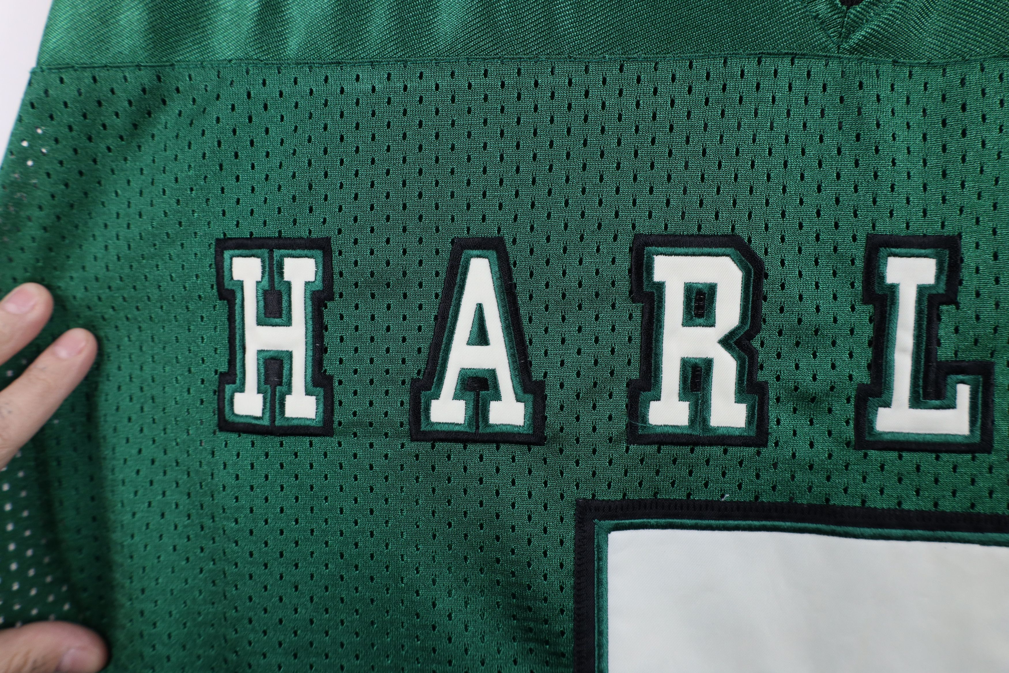 Vintage Vintage 90s Y2K Streetwear Hop Harlem Football Jersey Green Size US XL / EU 56 / 4 - 5 Thumbnail