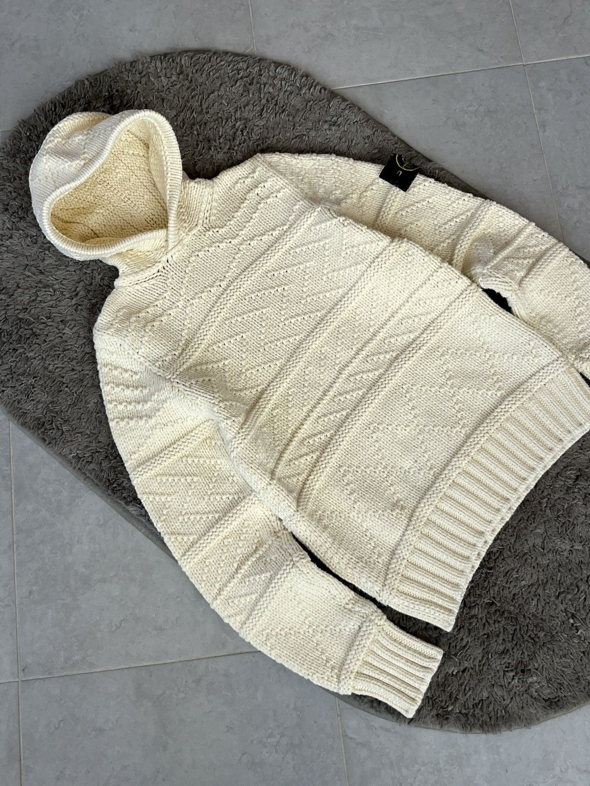 Stone Island Vintage Knitwear Stone Island Hoodie MADE IN ITALY Size US M / EU 48-50 / 2 - 3 Thumbnail