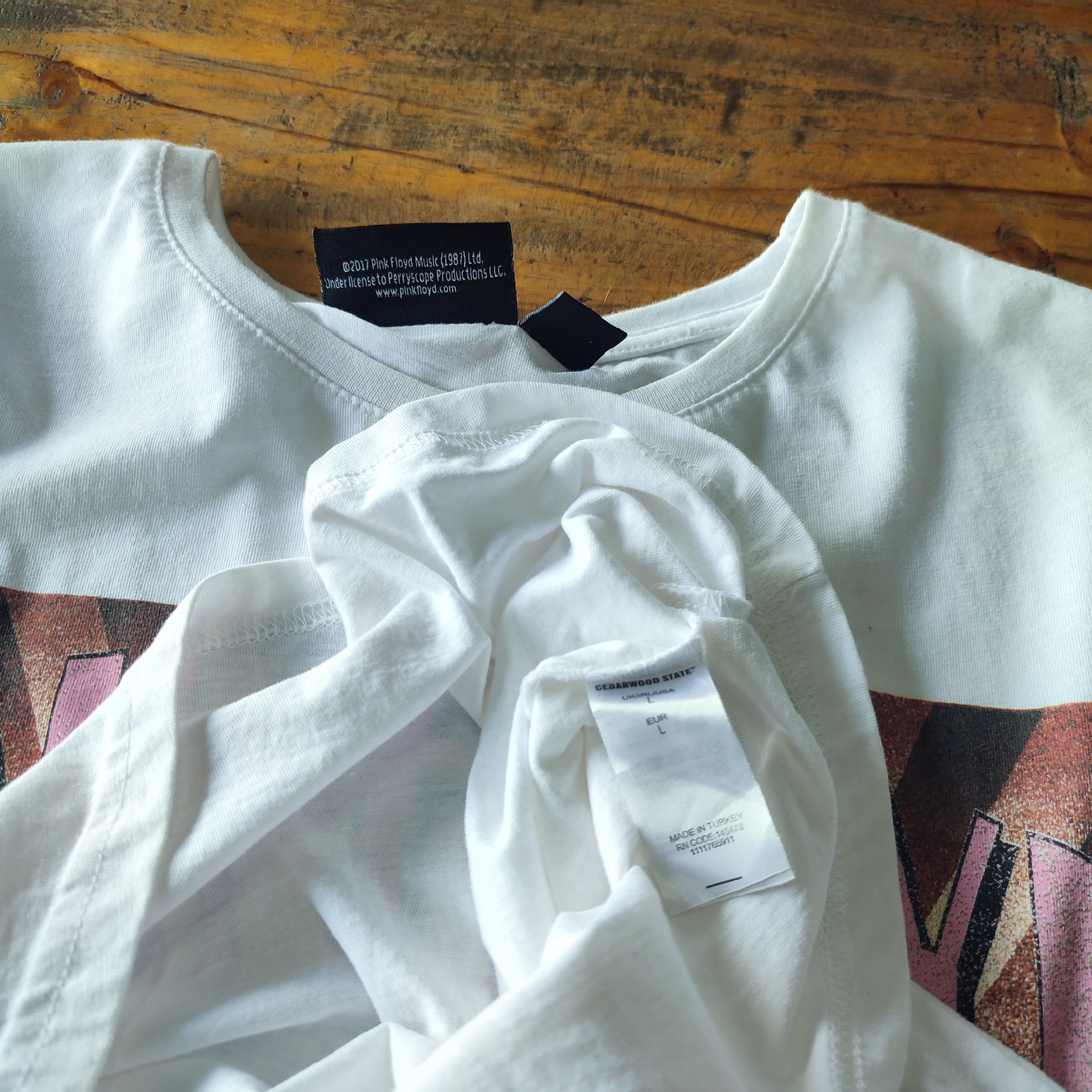 Band Tees × Pink Floyd × Vintage PINKFLOYD Size L / US 10 / IT 46 - 5 Thumbnail