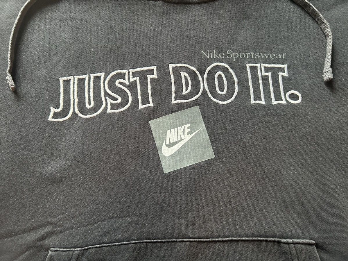 Nike Black Nike Just Do It Stitched Hoodie Size US L / EU 52-54 / 3 - 4 Thumbnail