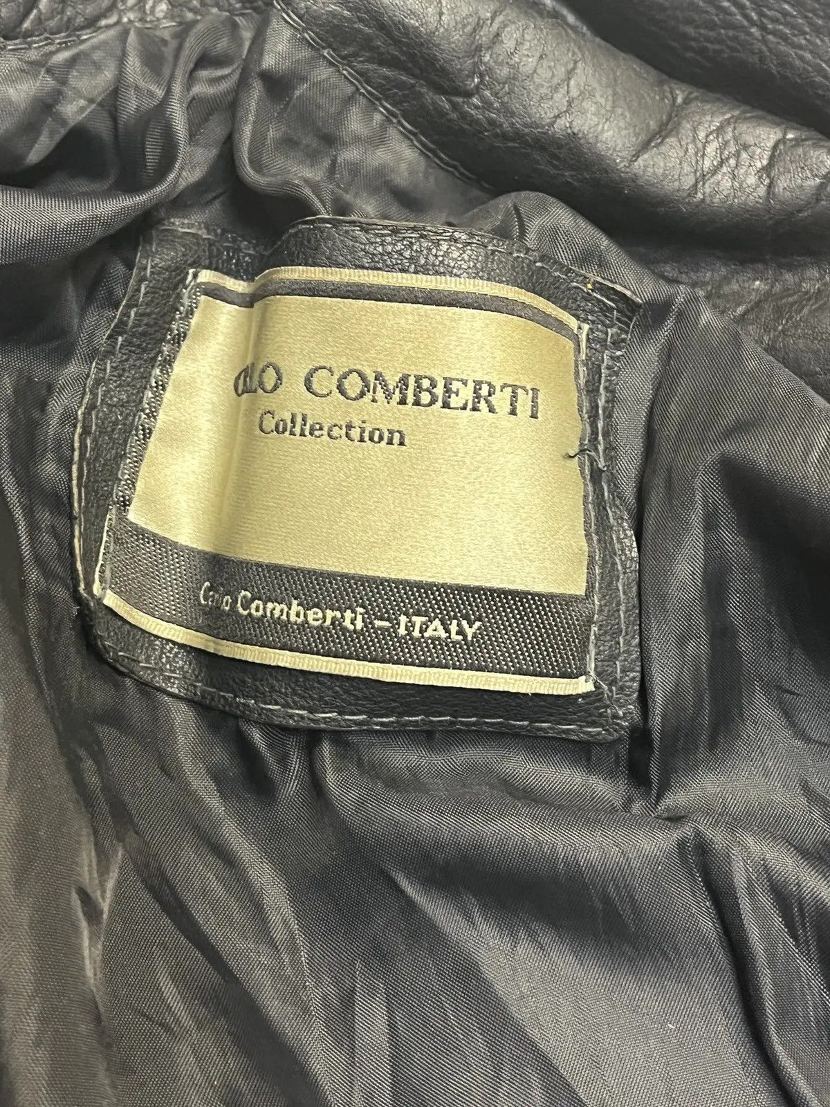 Vintage Carlo Comberti Vintage Leather Jacket Size US XL / EU 56 / 4 - 3 Thumbnail