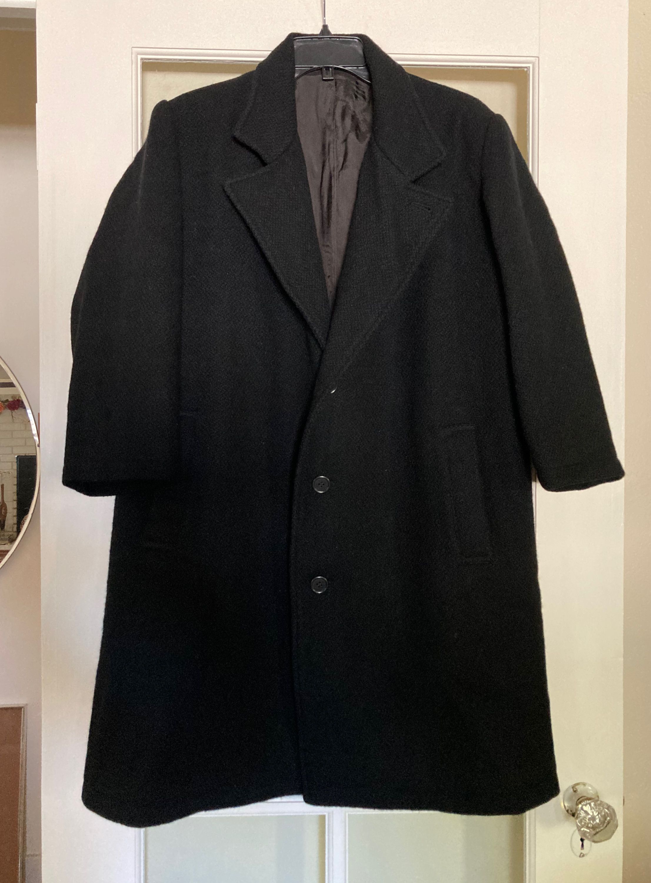 Y's Basketweave wool heavy coat Size M / US 6-8 / IT 42-44 - 1 Thumbnail