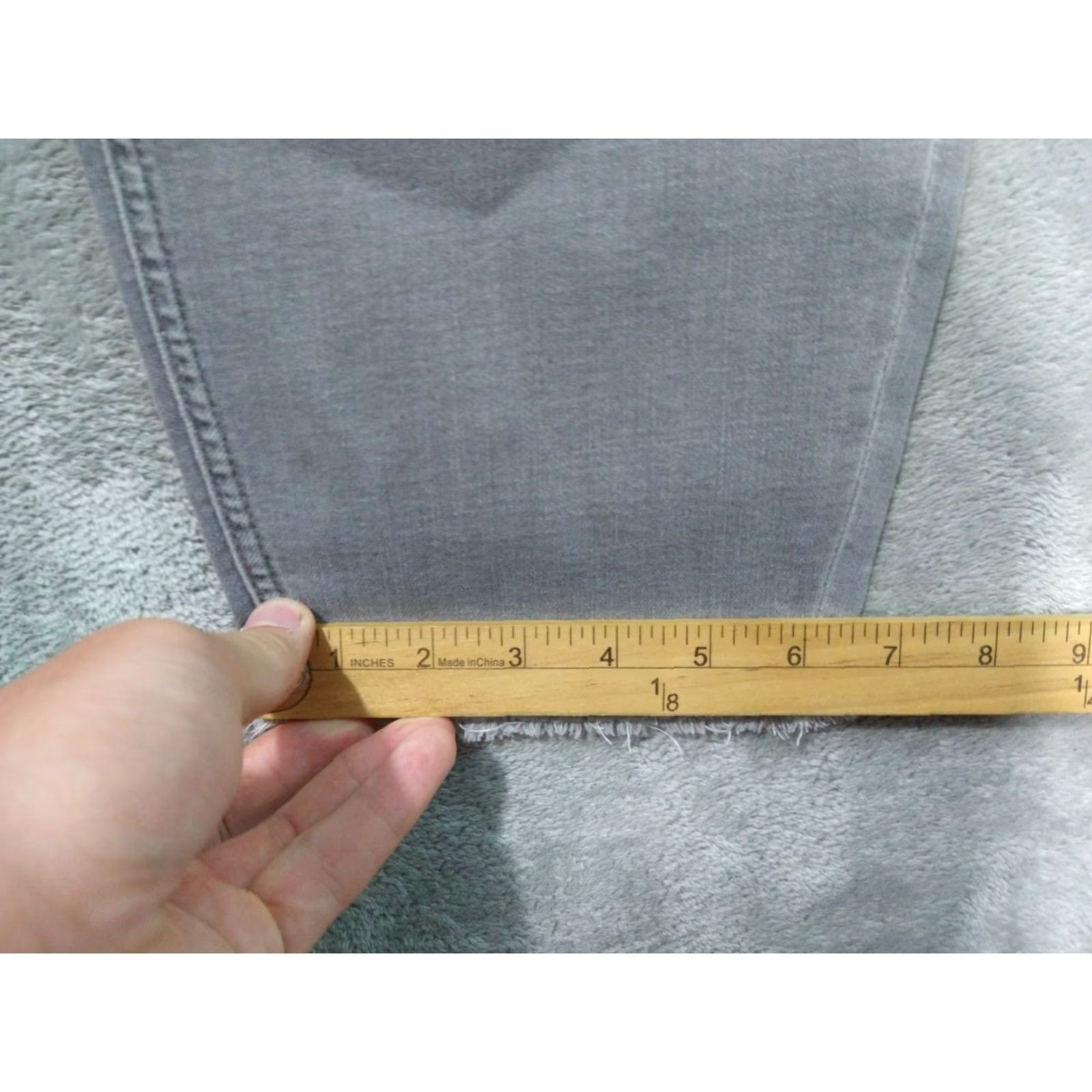 7 For All Mankind Jen7 For All Mankind Jeans Womens 20 Gray Denim Ankle Skinny High Rise Stretch Size 20 Plus 5-Pocket Design Womens Jeans Gray High Rise Ankle Stretch Size 42" / US 20 - 6 Thumbnail