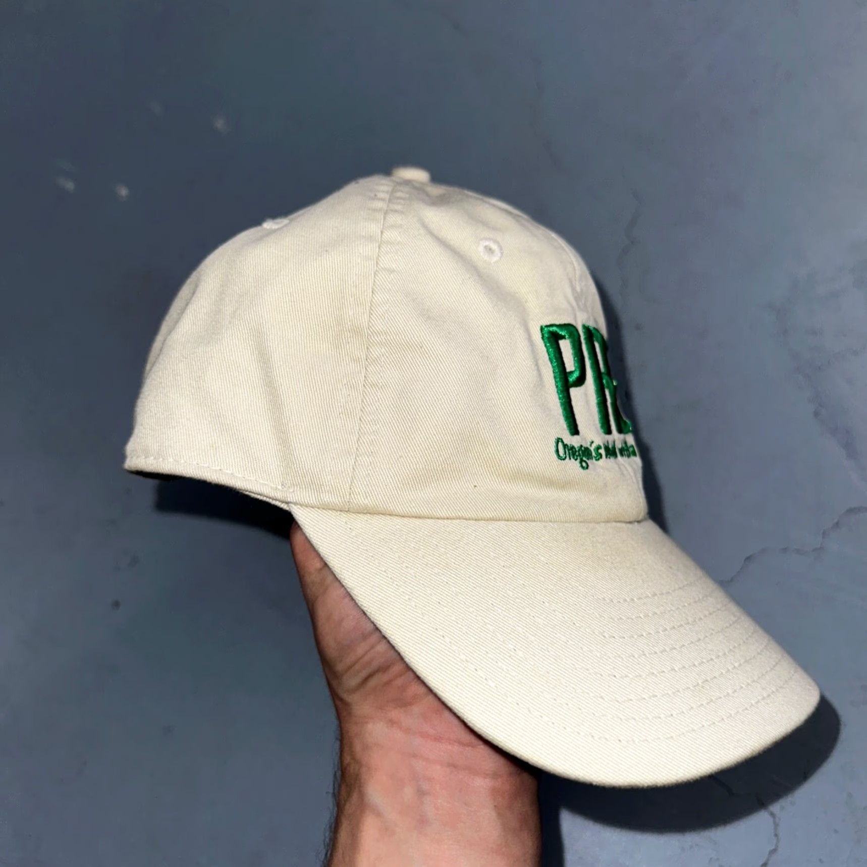 Nike VINTAGE Nike GO PRE Hat Cap Strap Back Swoosh 90s Tailwind Prefontaine White Men One Size Baseball Cap Logo Vintage Mens Hats Size ONE SIZE - 3 Thumbnail