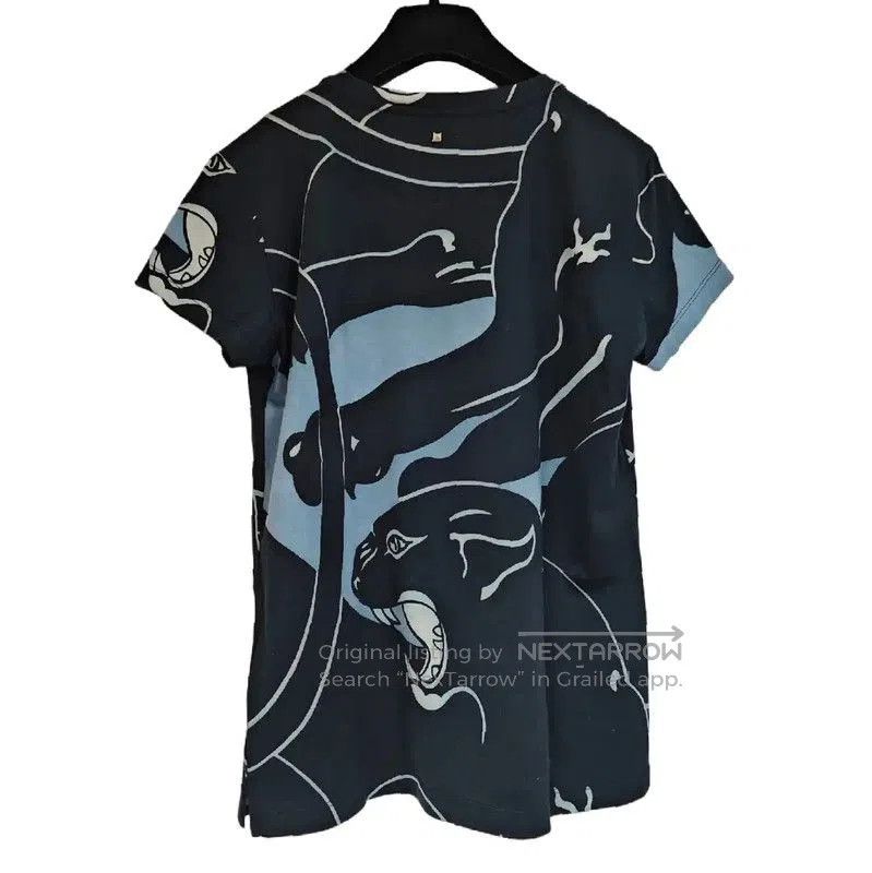 Valentino Valentino Black Cotton Graphic Short Sleeve T-shirt . Size XS / US 0-2 / IT 36-38 - 2 Thumbnail