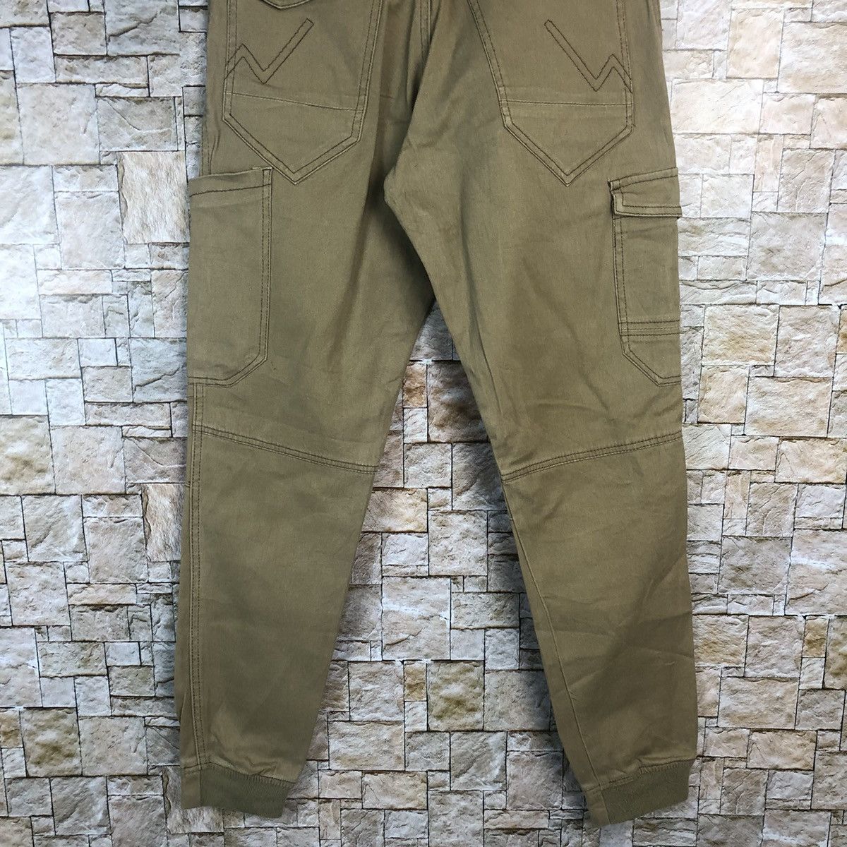 Japanese Brand × Vintage Japanese Brand vintage utility Brown Joggers Pants #A97 Size US 29 - 18 Thumbnail