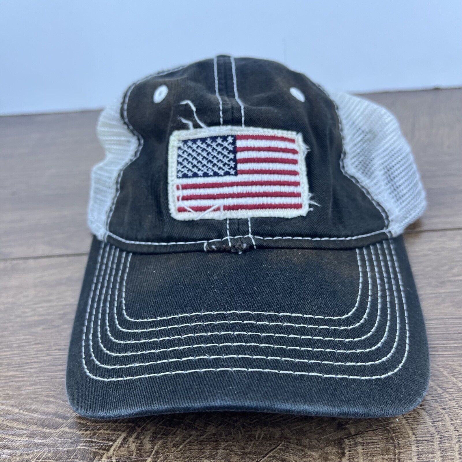 Other USA American Flag Hat Adjustable Hat Black Hat Adjustable Bl Size ONE SIZE - 2 Thumbnail