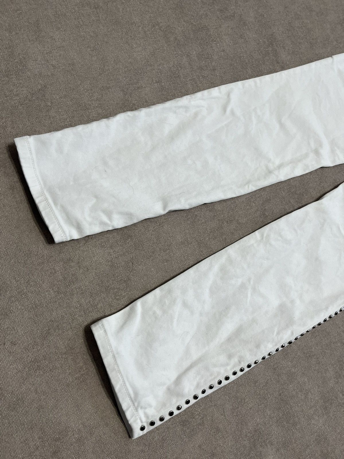 Roberto Cavalli Roberto Just Cavalli Womens White Skinny Jeans Denim Size 28 Size 27" / US 4 / IT 40 - 8 Thumbnail