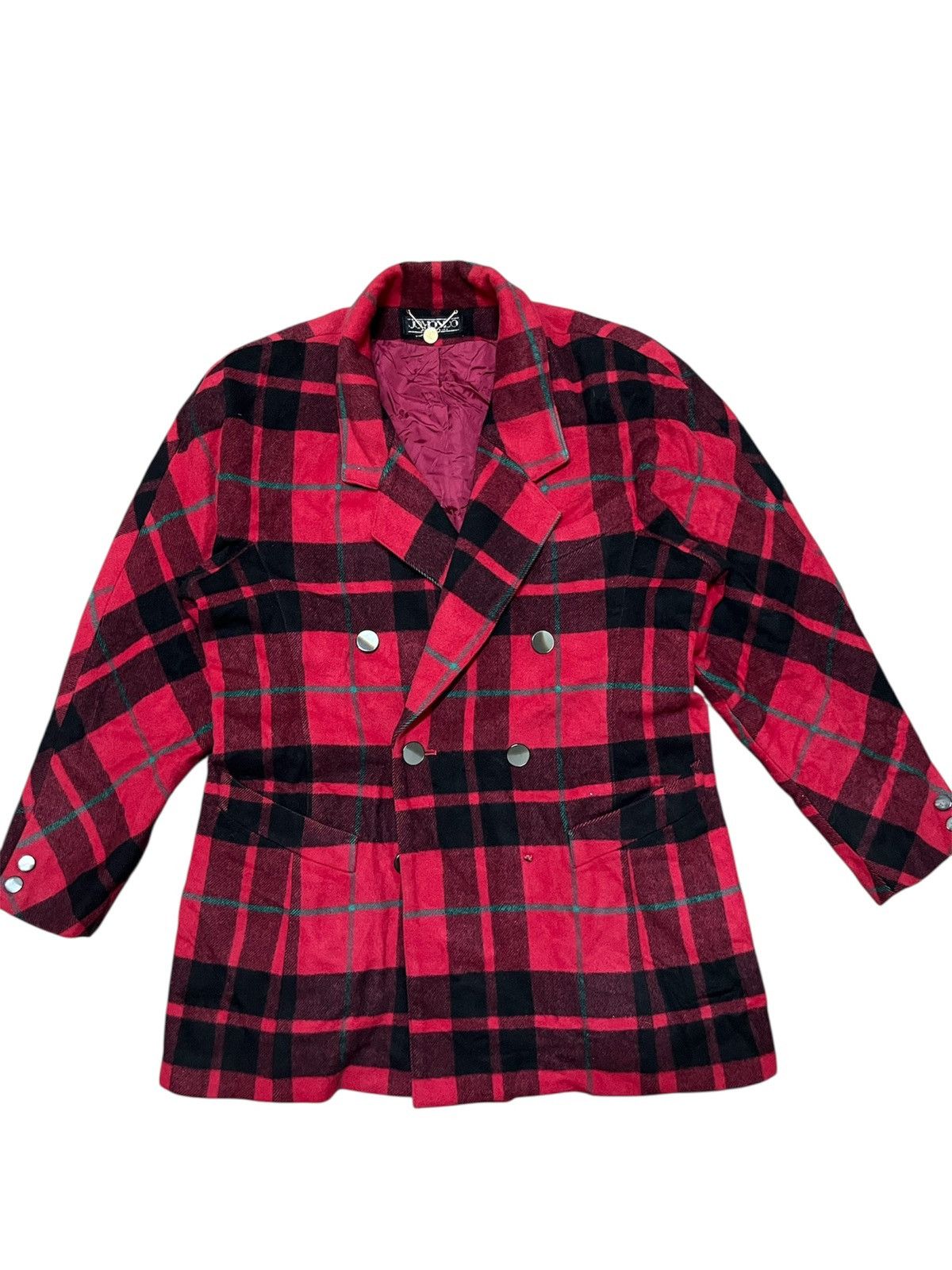 Seditionaries 💥Vintage JC MONDO Japanese Brand Tartan Wool Jackets Size US M / EU 48-50 / 2 - 1 Thumbnail