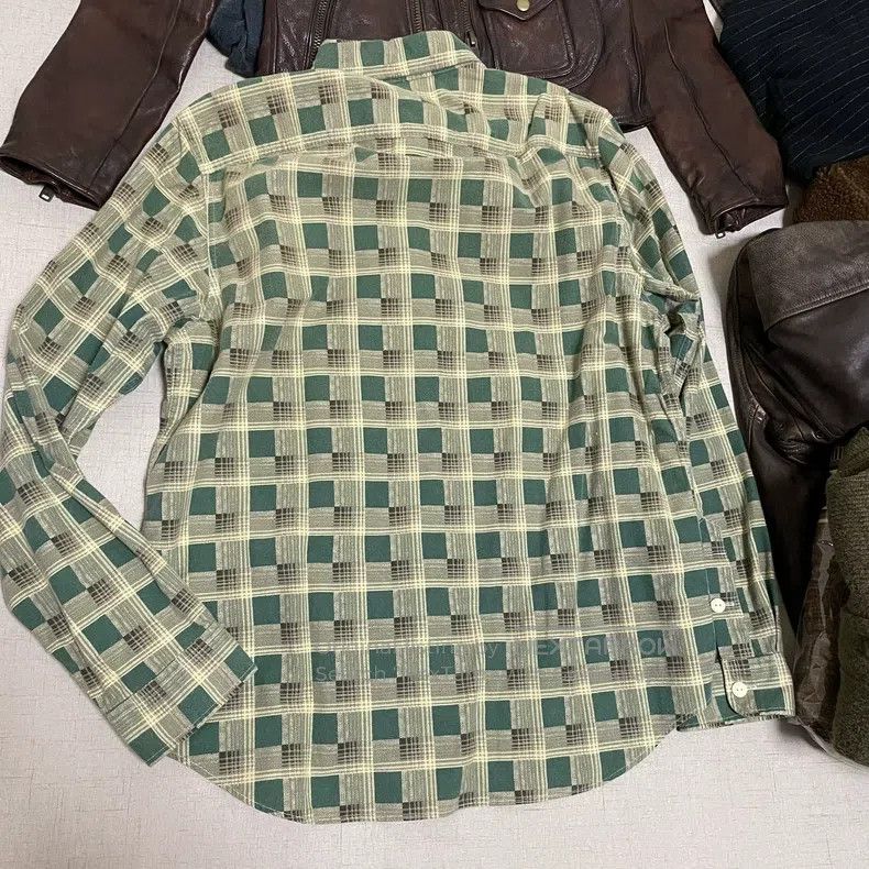 RRL Ralph Lauren RRL Ralph Lauren Old classic suede cotton checkered shirt Size US L / EU 52-54 / 3 - 6 Thumbnail