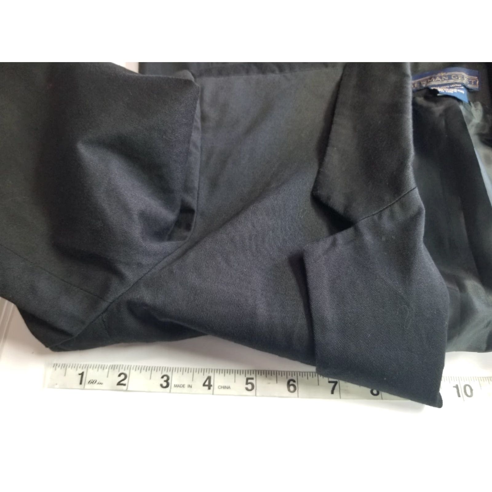 Vintage VINTAGE Herman Geist Blazer Jacket Women Size 10 Black Cotton One Button Jacket Women 10 Black Vintage Size L / US 10 / IT 46 - 3 Thumbnail