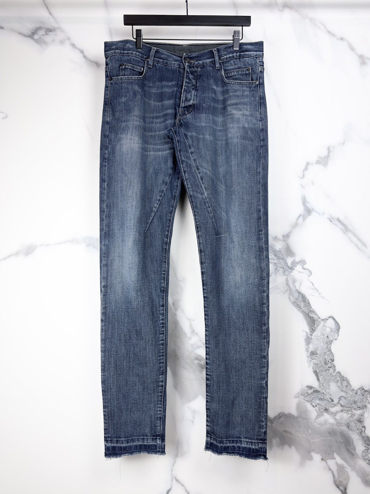 SS10 Rick Owens Archive Olmar Dirty Blue Detroit Denim Jeans