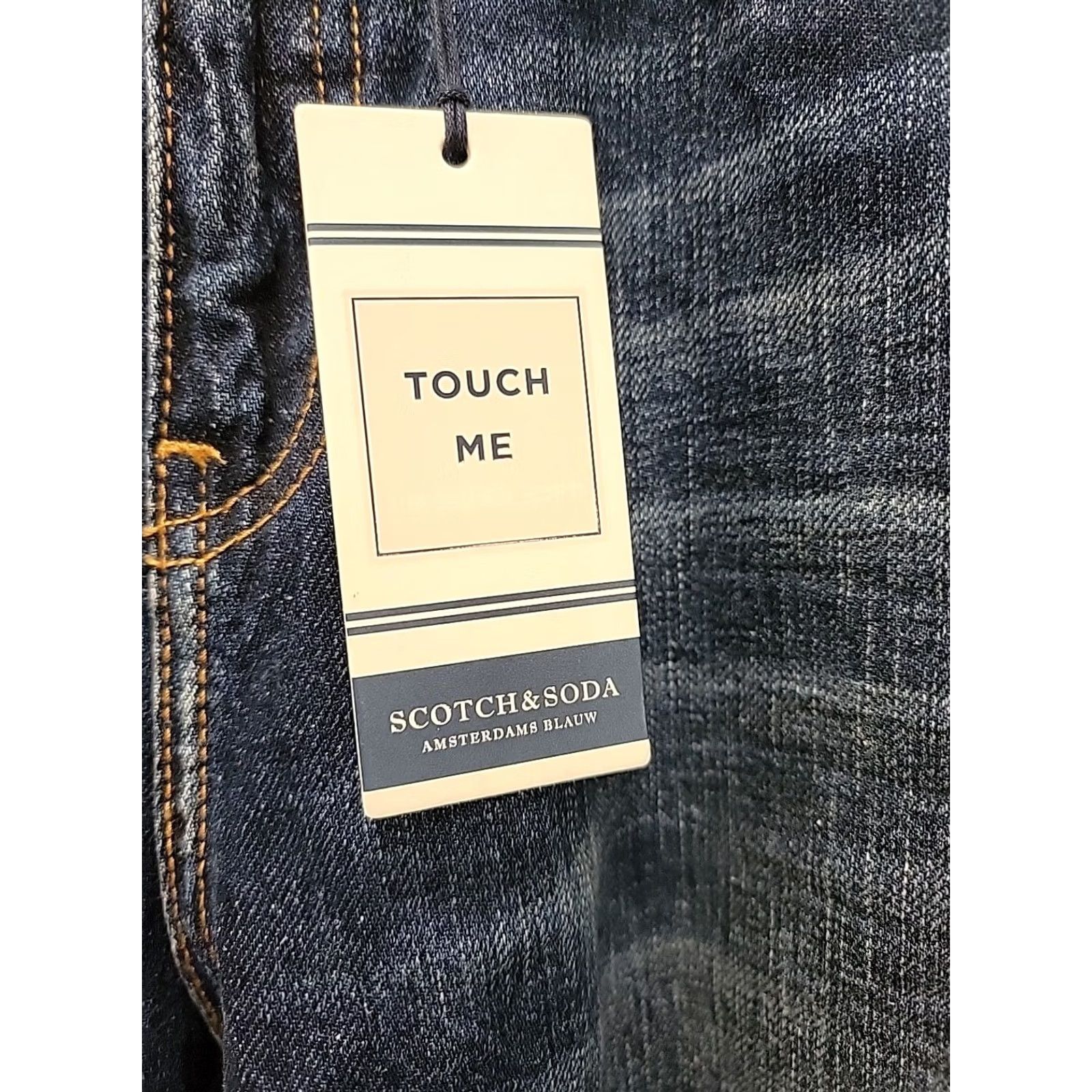 Scotch & Soda VINTAGE NWT Scotch & Soda Jeans Womens 30x32 Blue Bandit Slim Tapered Bandit Boyfriend Jeans Distressed Womens Size 30" / US 8 / IT 44 - 2 Thumbnail