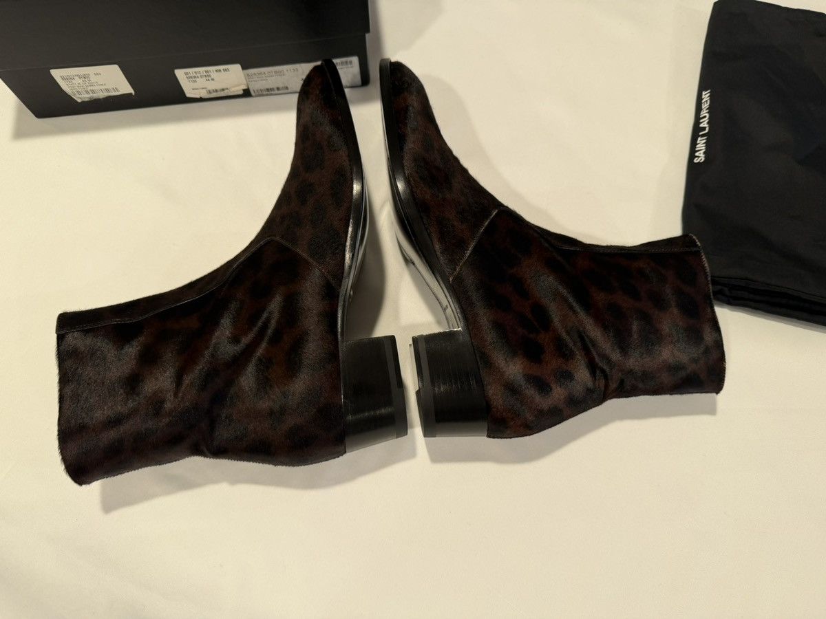 Saint Laurent Paris SAINT LAURENT pony hair lynx print Boots 44/11. Size US 11 / EU 44 - 11 Thumbnail