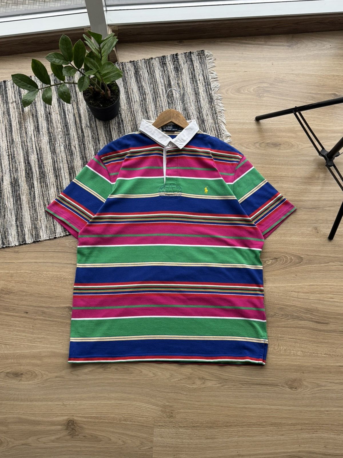 Polo Ralph Lauren Polo Ralph Lauren Vintage Rare Polo T-Shirt Size XI Men Size US XL / EU 56 / 4 - 2 Thumbnail
