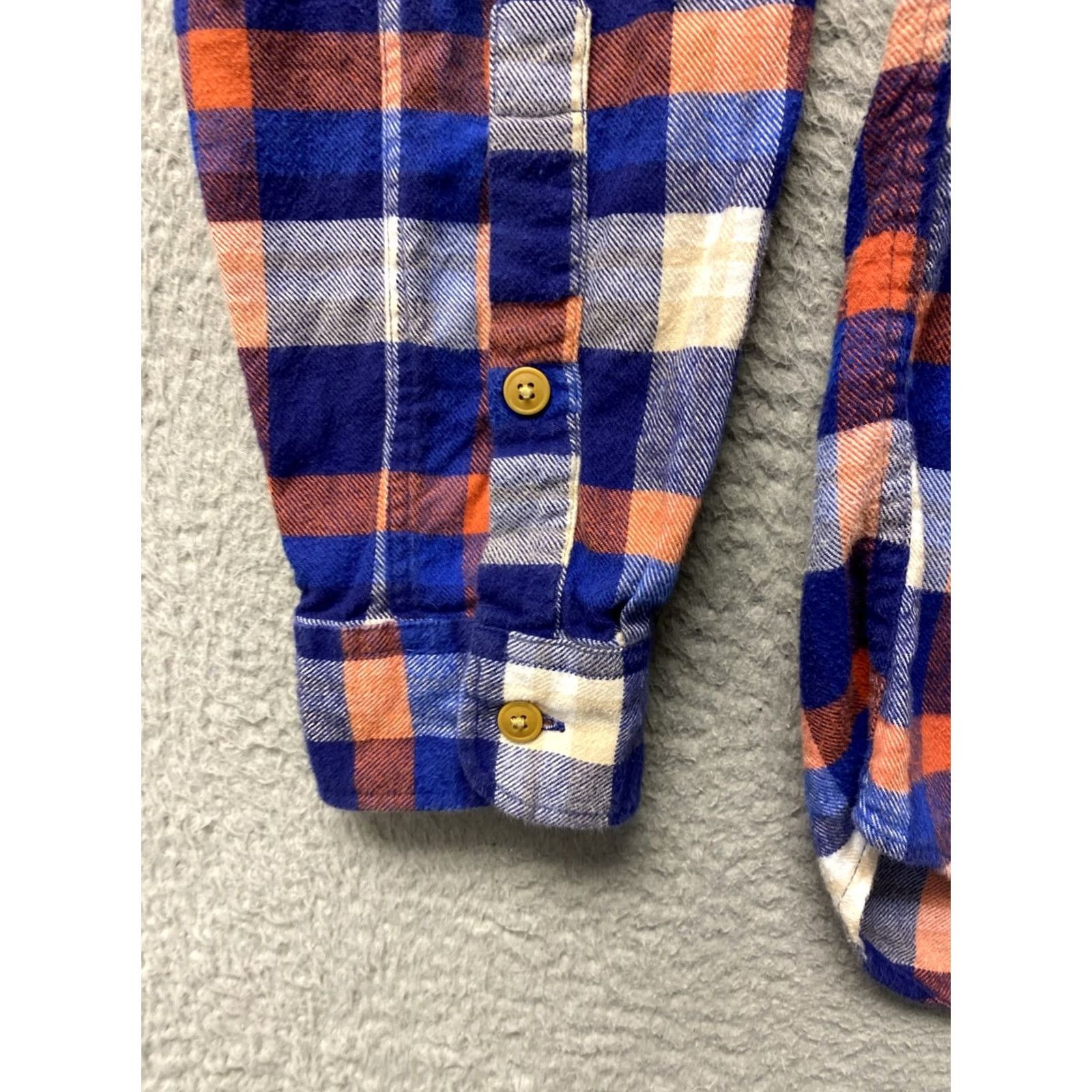 J.Crew J. Crew Button-Up Shirt Men M Multicolor Plaid Flannel Cotton Long Sleeve Button-Up Modern Casual Shirt Mens M Blue Coral Check Size US M / EU 48-50 / 2 - 7 Thumbnail