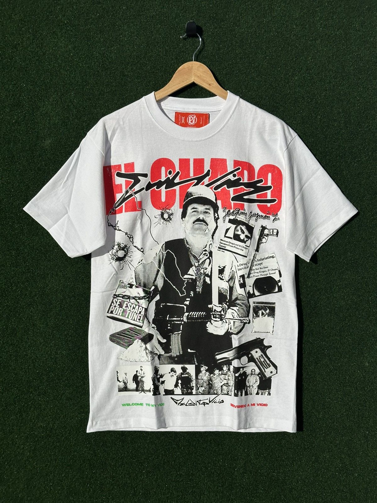 Evil Vice Pablo Escobar Graphic Shirt Mens SzMedium