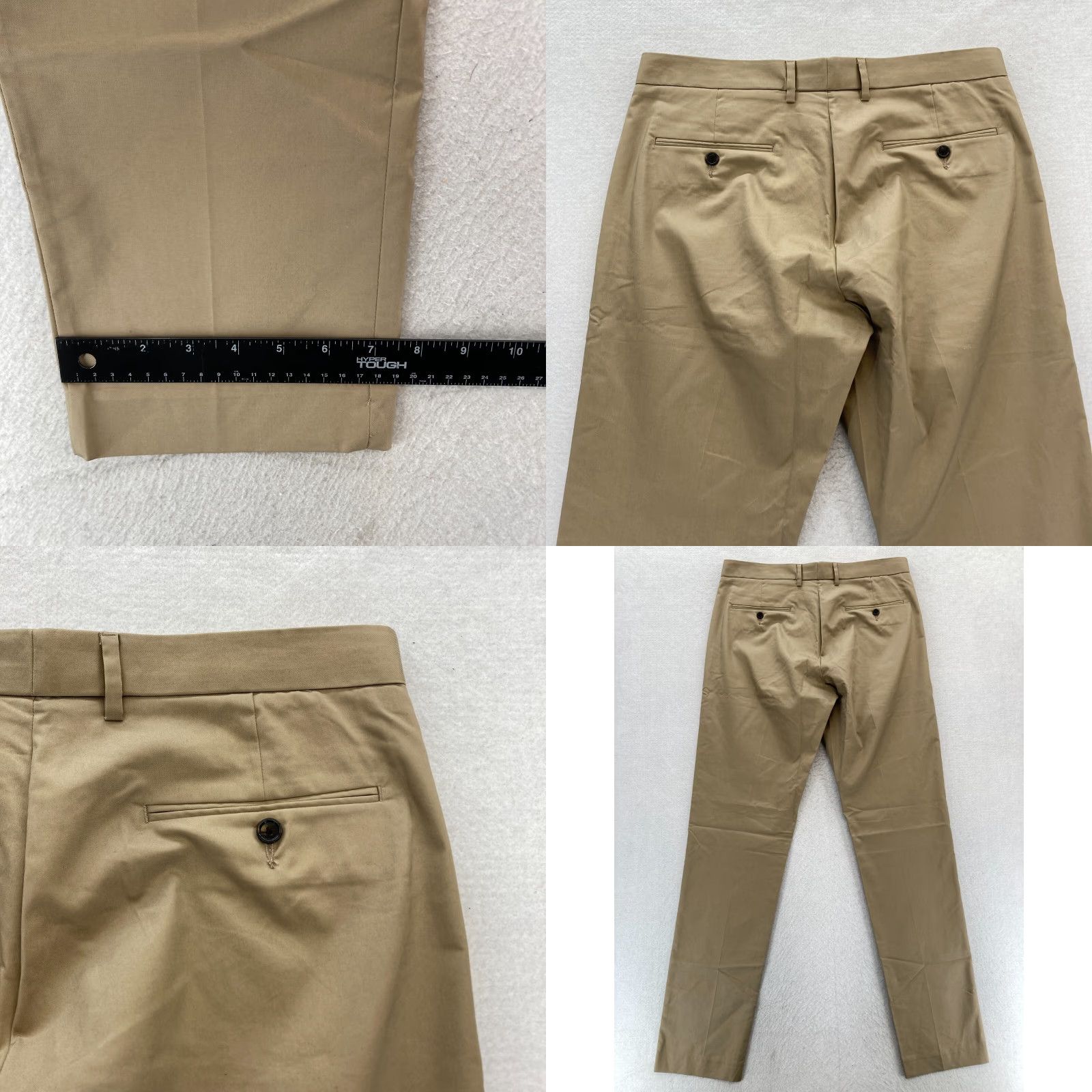 J.Crew J.Crew Ludlow Golf Pants Mens 34x36 Slim Beige Khaki 3XDRY NWT Size US 34 / EU 50 - 9 Thumbnail