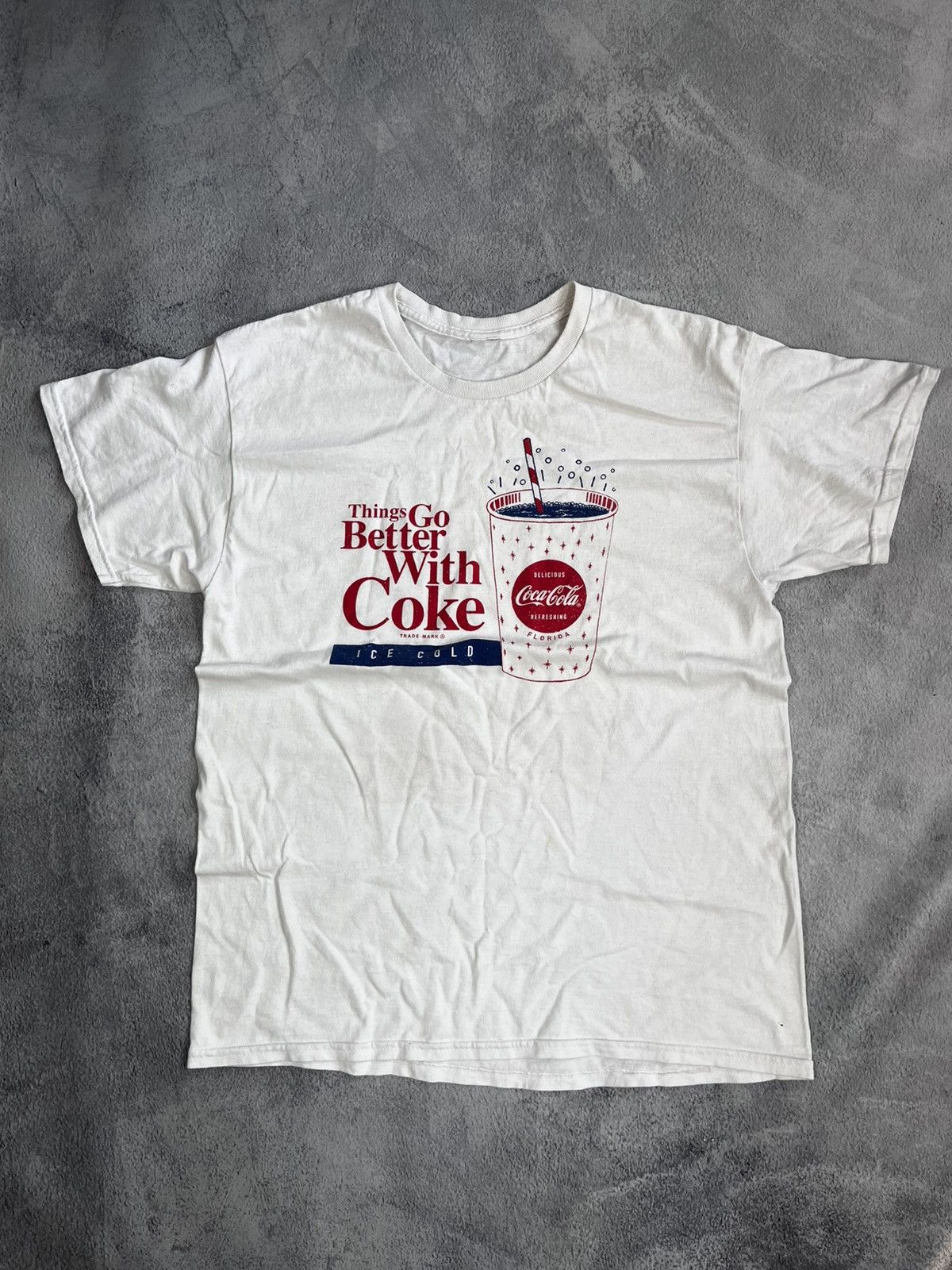 Band Tees × Coca Cola Vintage Y2K Coca Cola big logo soda tee size L Size US L / EU 52-54 / 3 - 1 Thumbnail