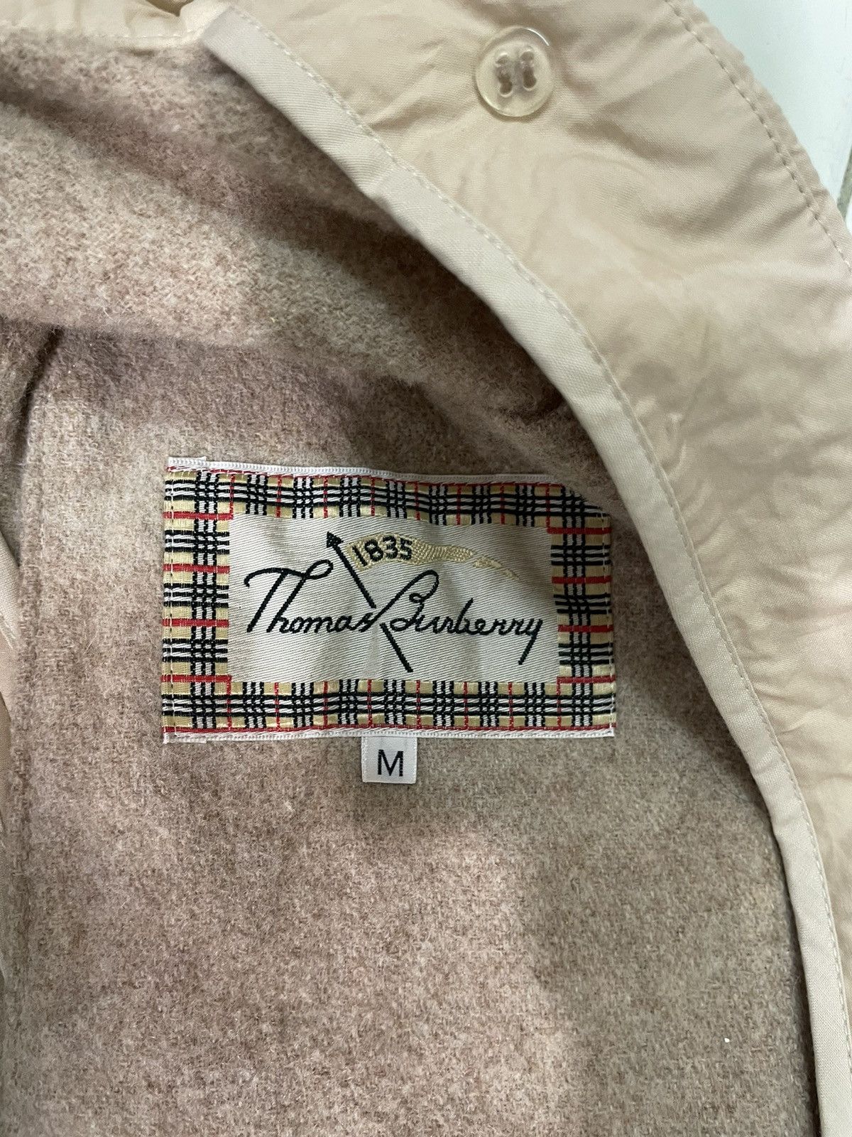 Burberry × Designer 💥THOMAS BURBERRY BUTTON WOOL JACKET Size US S / EU 44-46 / 1 - 10 Thumbnail