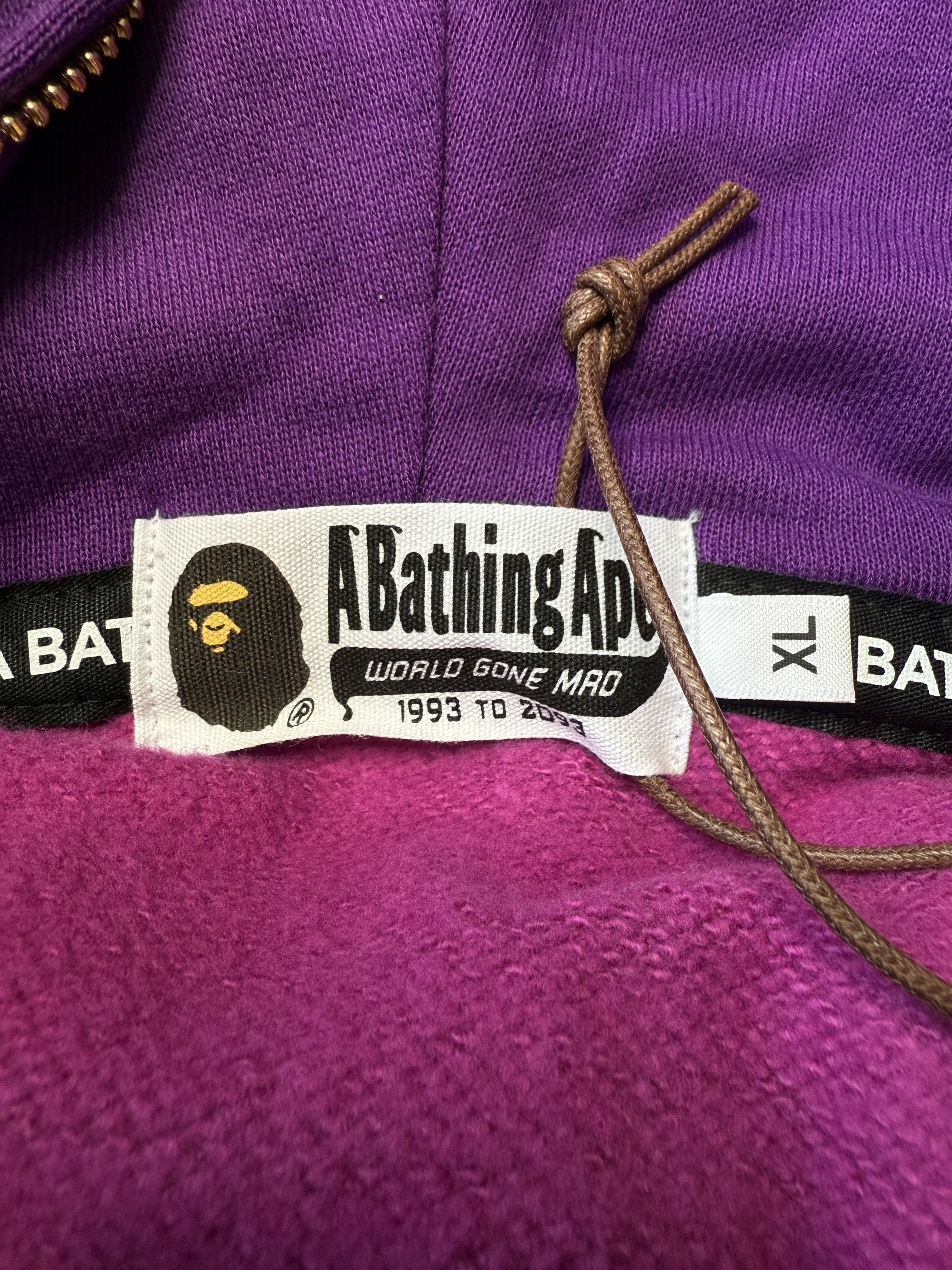 Bape BAPE COLOR CAMO DOUBLE SHARK FULL ZIP HOODIE Size US XL / EU 56 / 4 - 9 Thumbnail