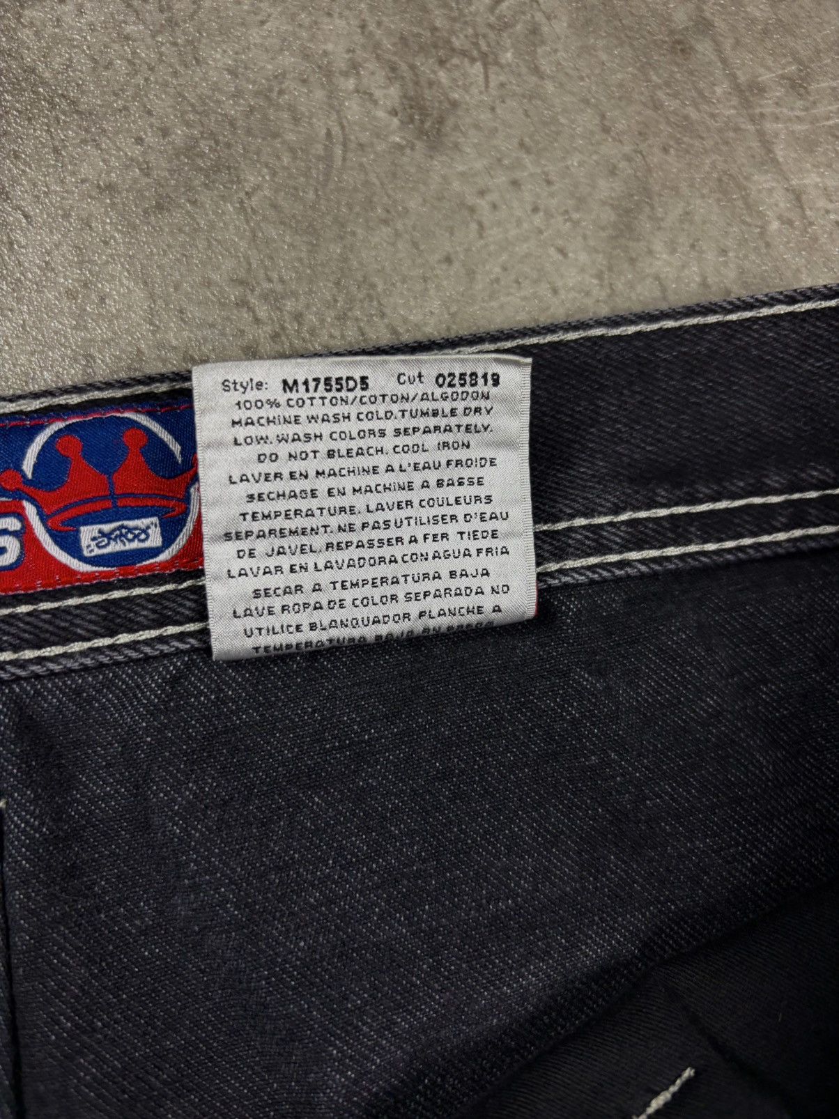 JNCO Vintage JNCO Big Crown Jeans 34x32 Grail Y2K Baggy Jeans Size US 34 / EU 50 - 11 Thumbnail