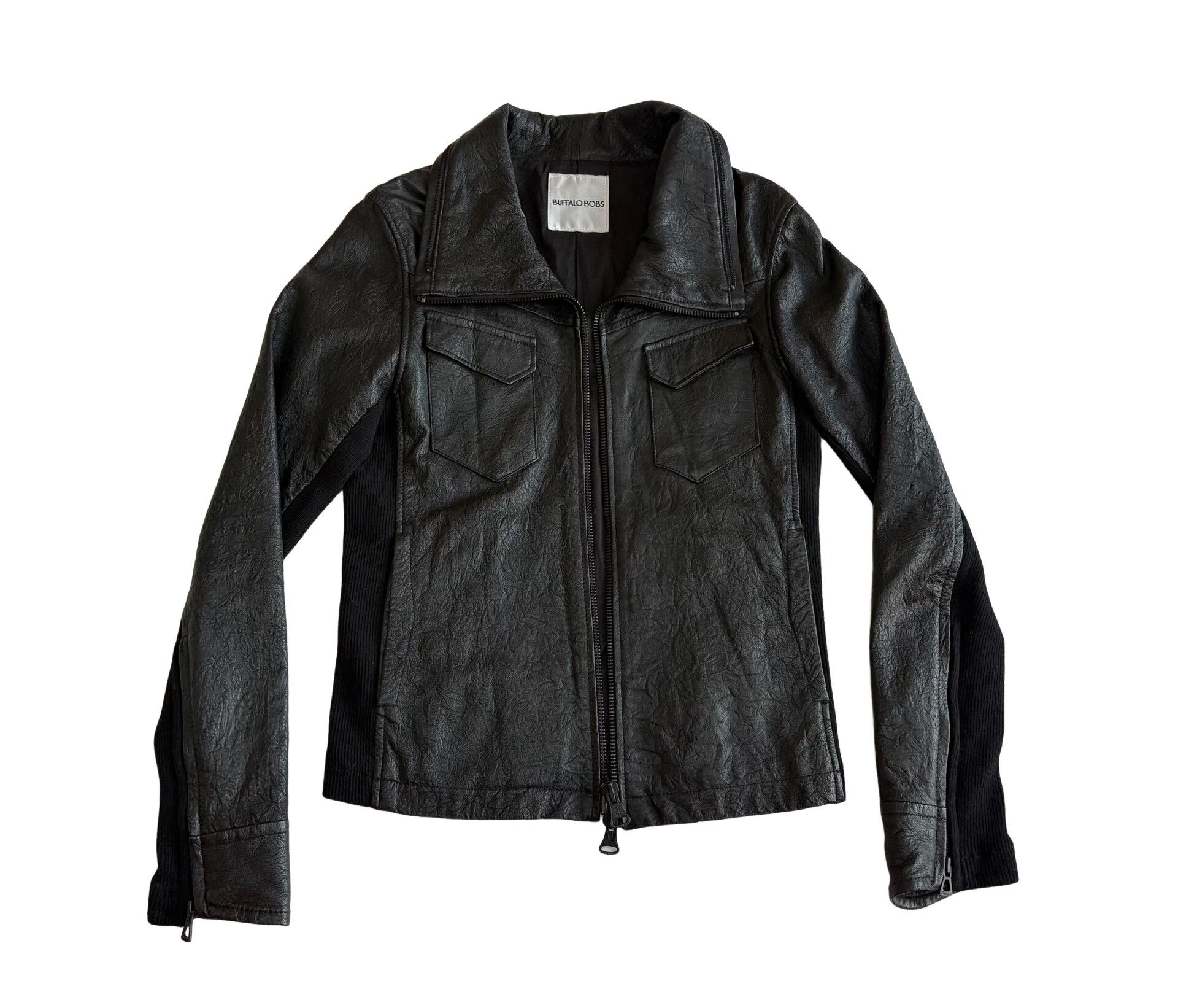 BUFFALO BOBS × Japanese Brand Buffalo bob leather zipper blazer