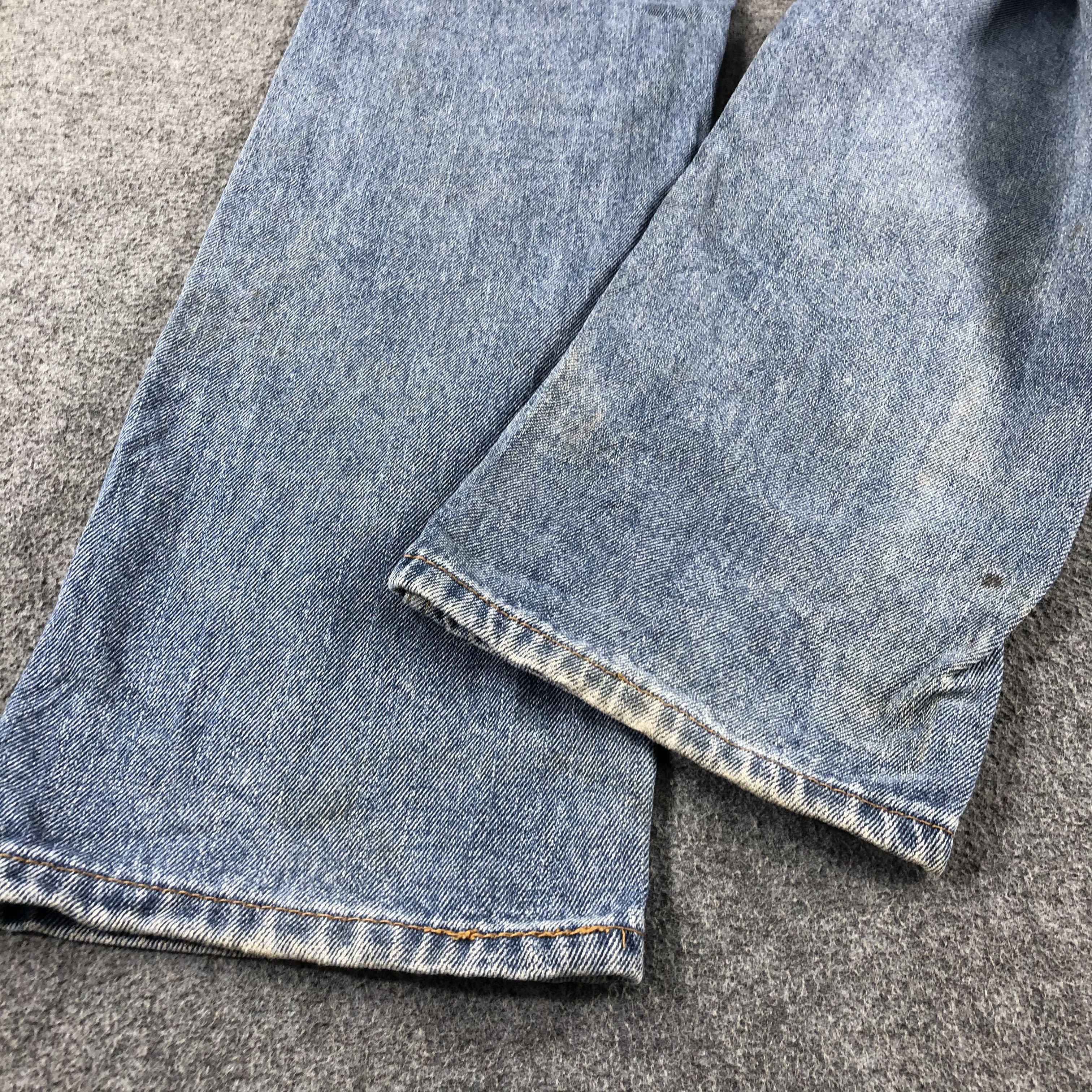 Levi's Vintage Blue Wash Levis 505 Jeans-J2676 Size US 33 - 6 Thumbnail