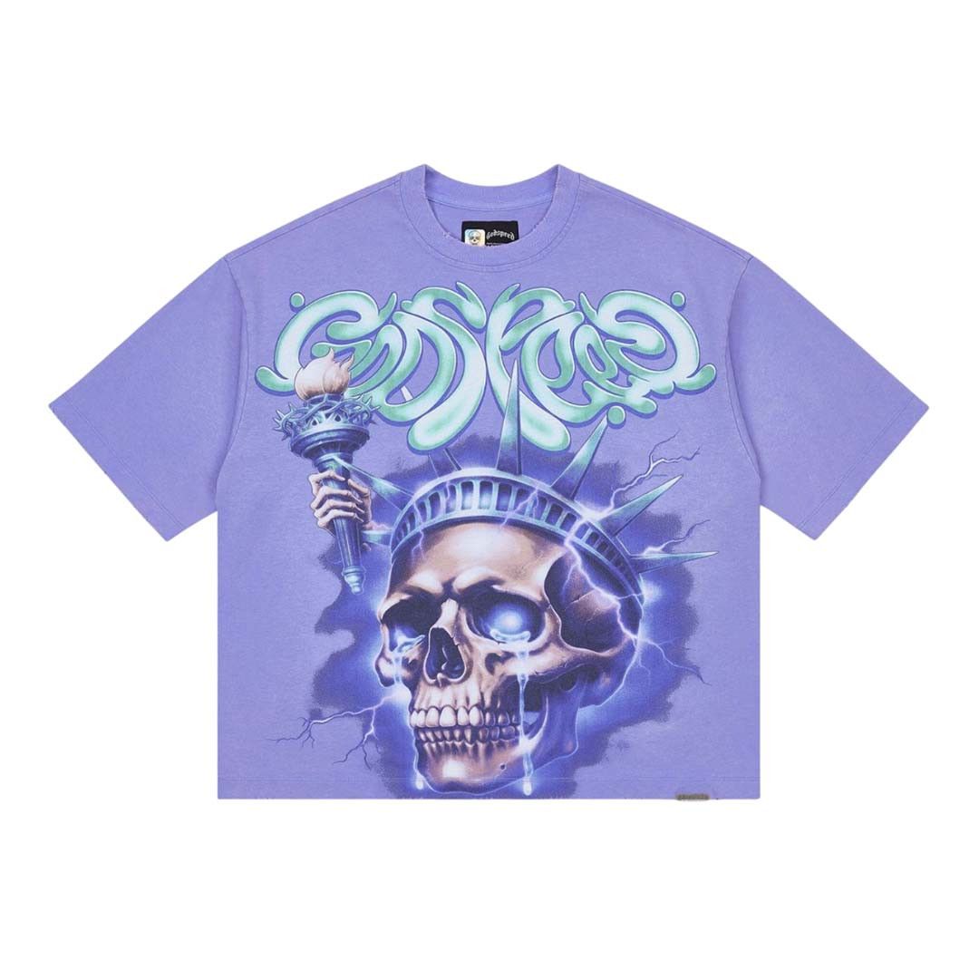 Godspeed Liberty Tears Purple Tee Size US XL / EU 56 / 4 - 1 Thumbnail