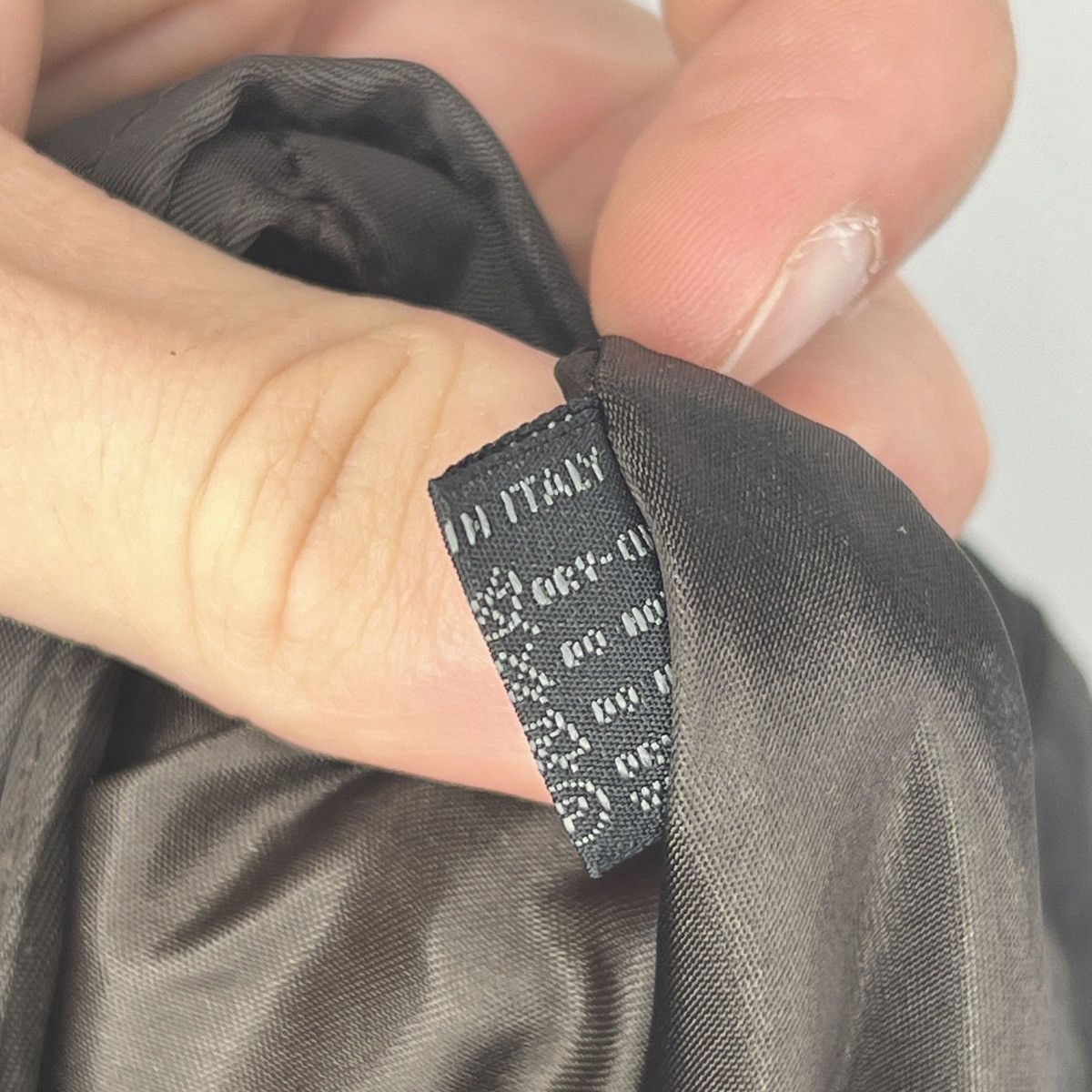 Prada PRADA FW 1994 Nylon Nylon A-Line Mini Skirt Size 26" / US 2 / IT 38 - 12 Thumbnail