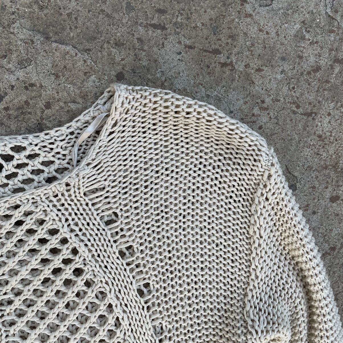 Japanese Brand Vintage Avant Garde knitted Sweater Y2K 90s USA Longsleeve Size M / US 6-8 / IT 42-44 - 10 Thumbnail